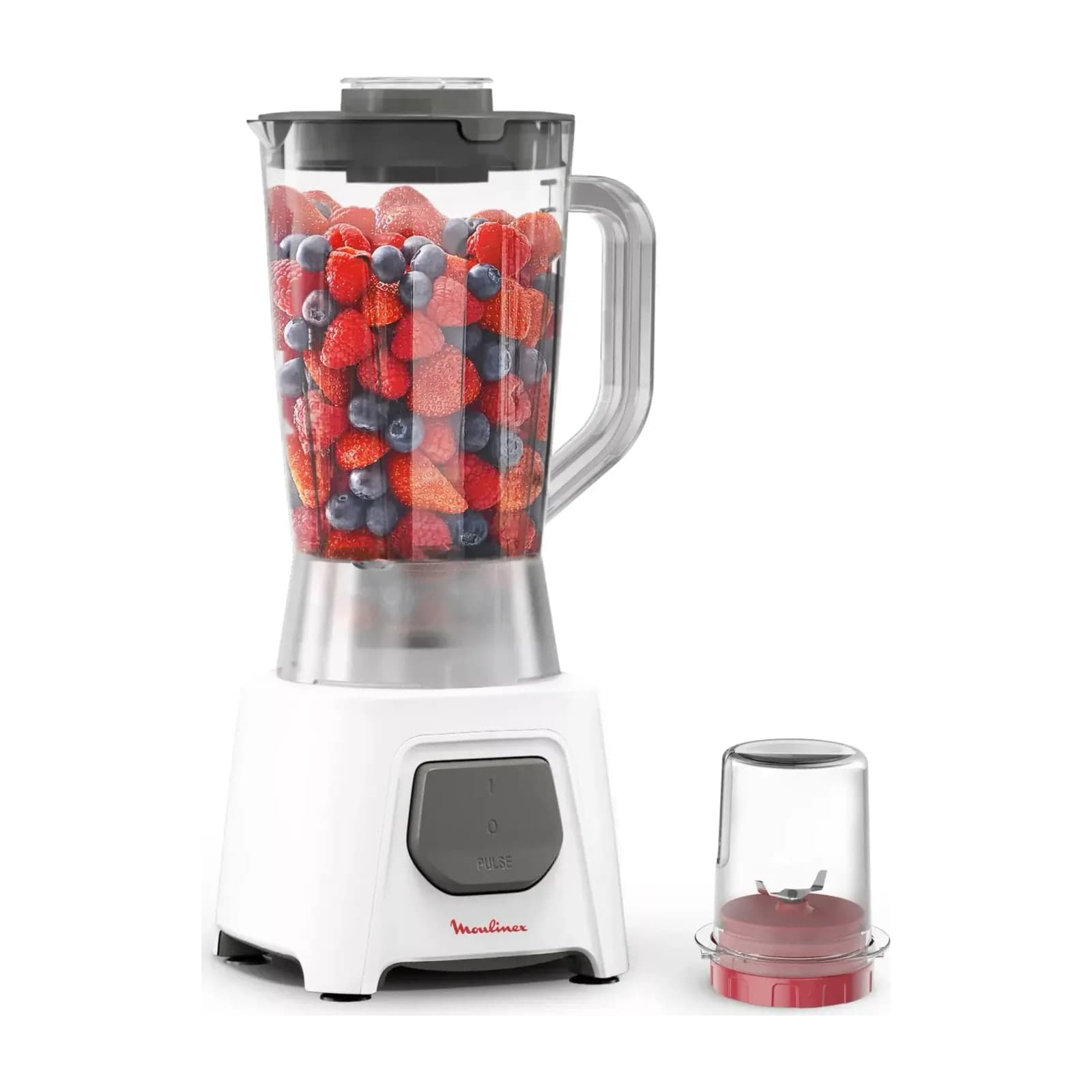 Moulinex Blendeo LM2B2127 blender, white, with one grinder mill