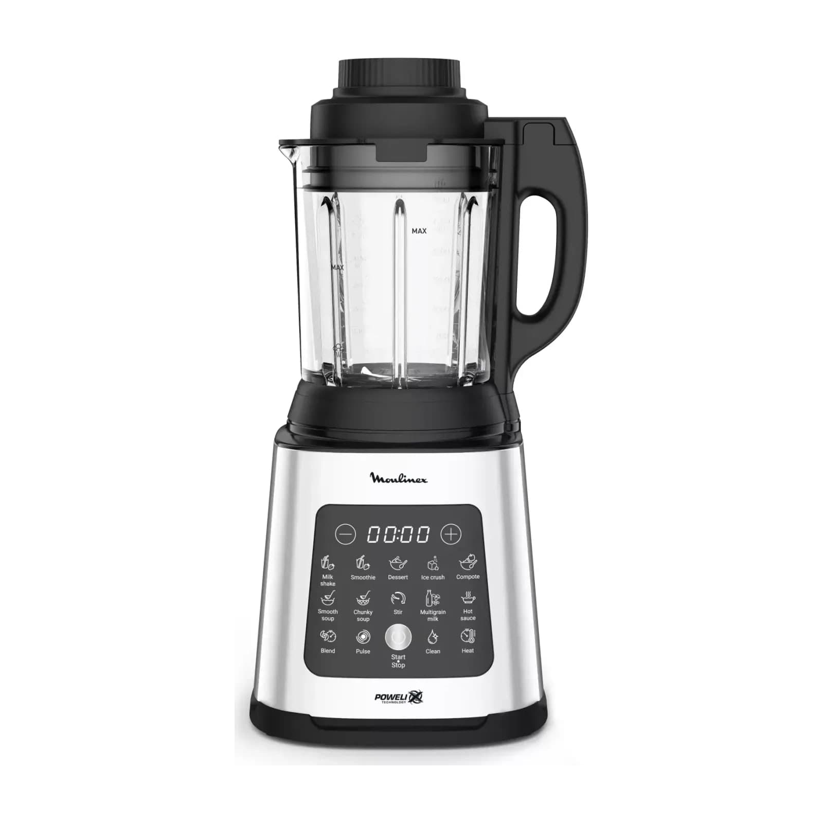 Moulinex Perfectmix Cook LM835D27 Heating Blender, 2 L Glass Jar — alternate view