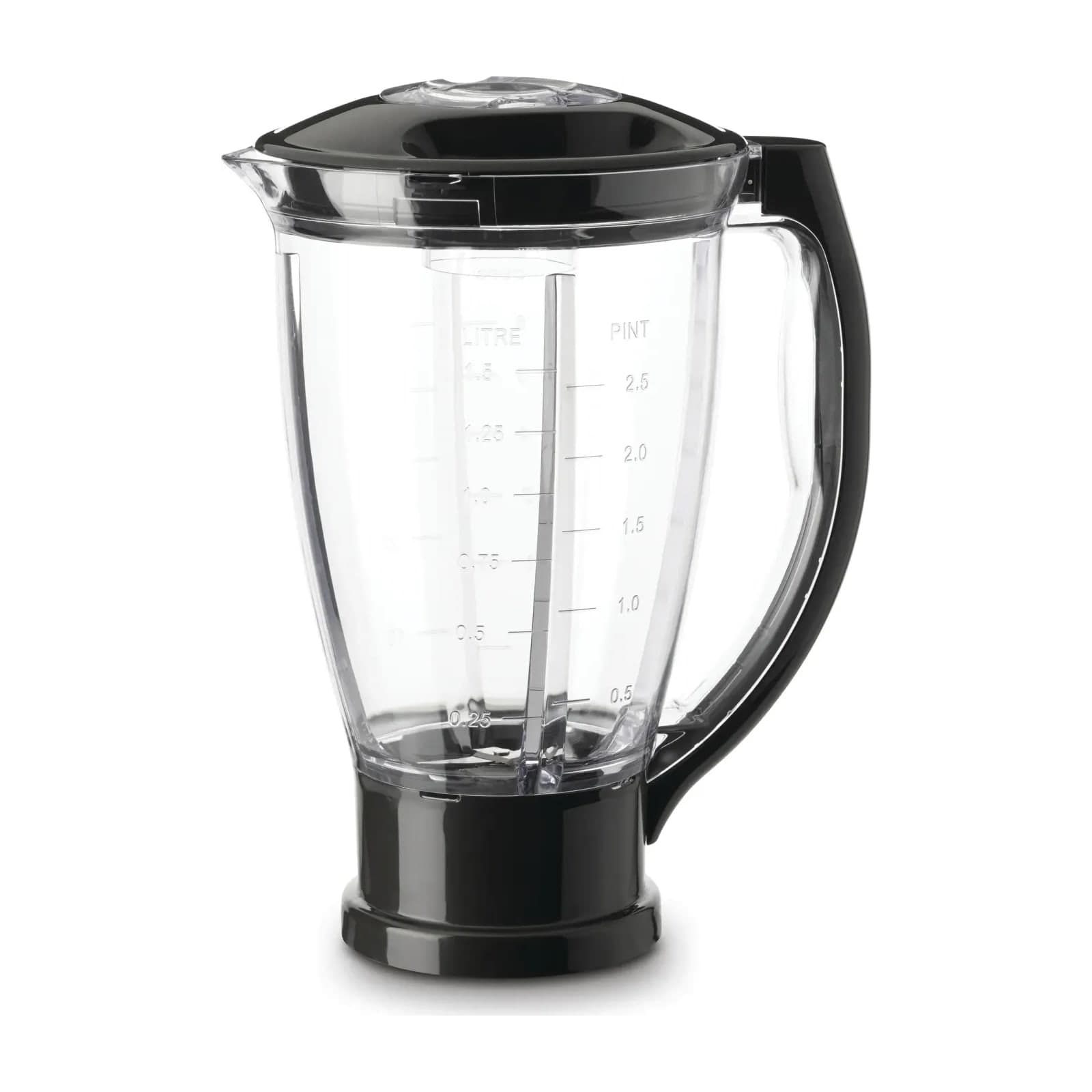 Moulinex XF634BB1 replacement blender jug on its black base
