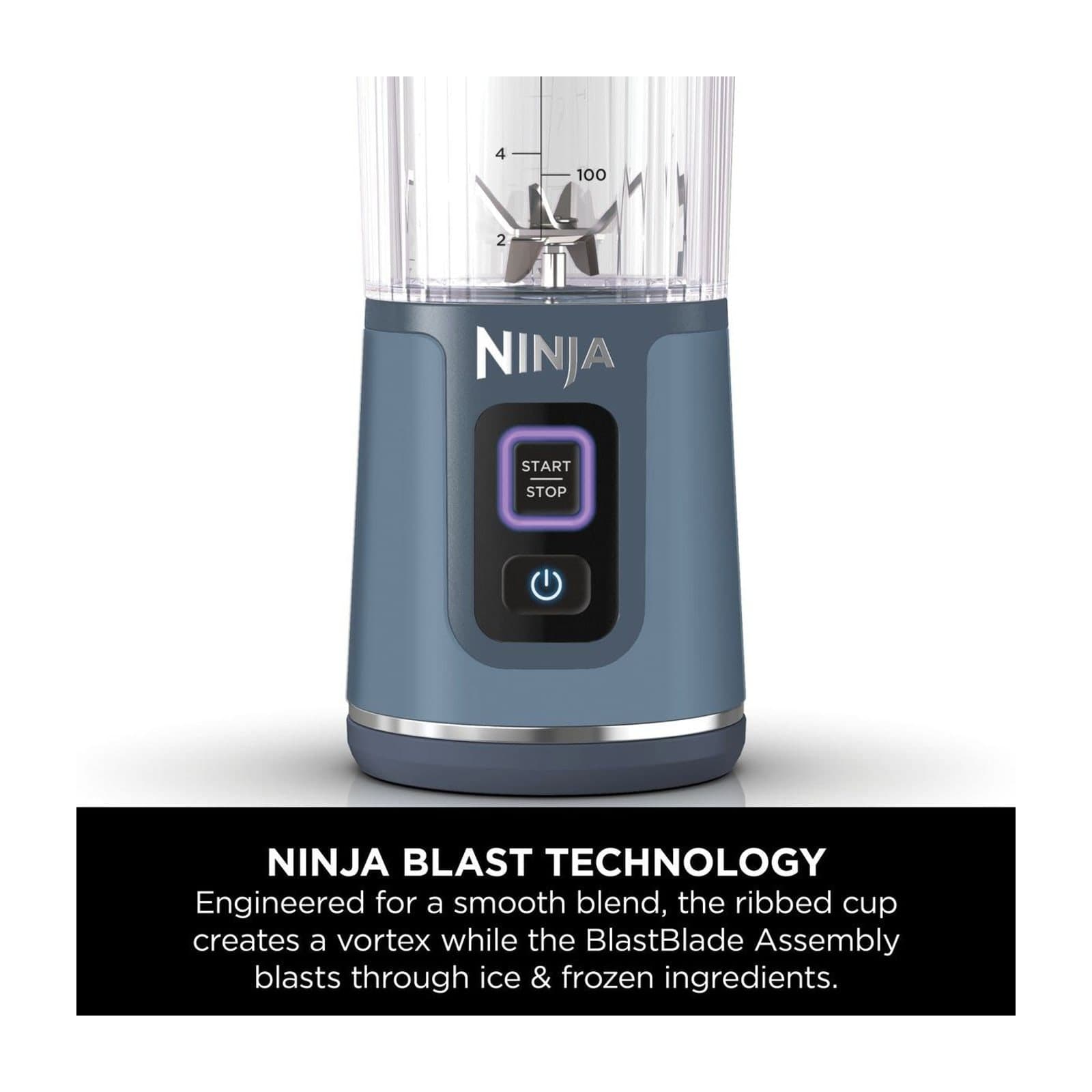 Ninja Blast Portable Blender, 530 ml, Denim Blue — alternate view