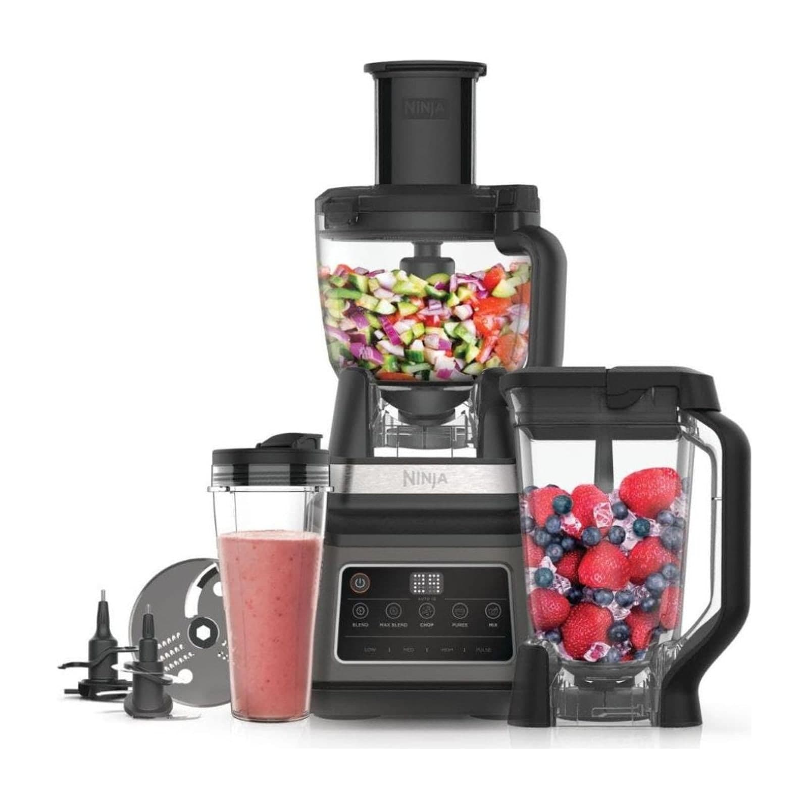 Ninja 3-in-1 Food Processor with Auto-iQ, 2.1 L