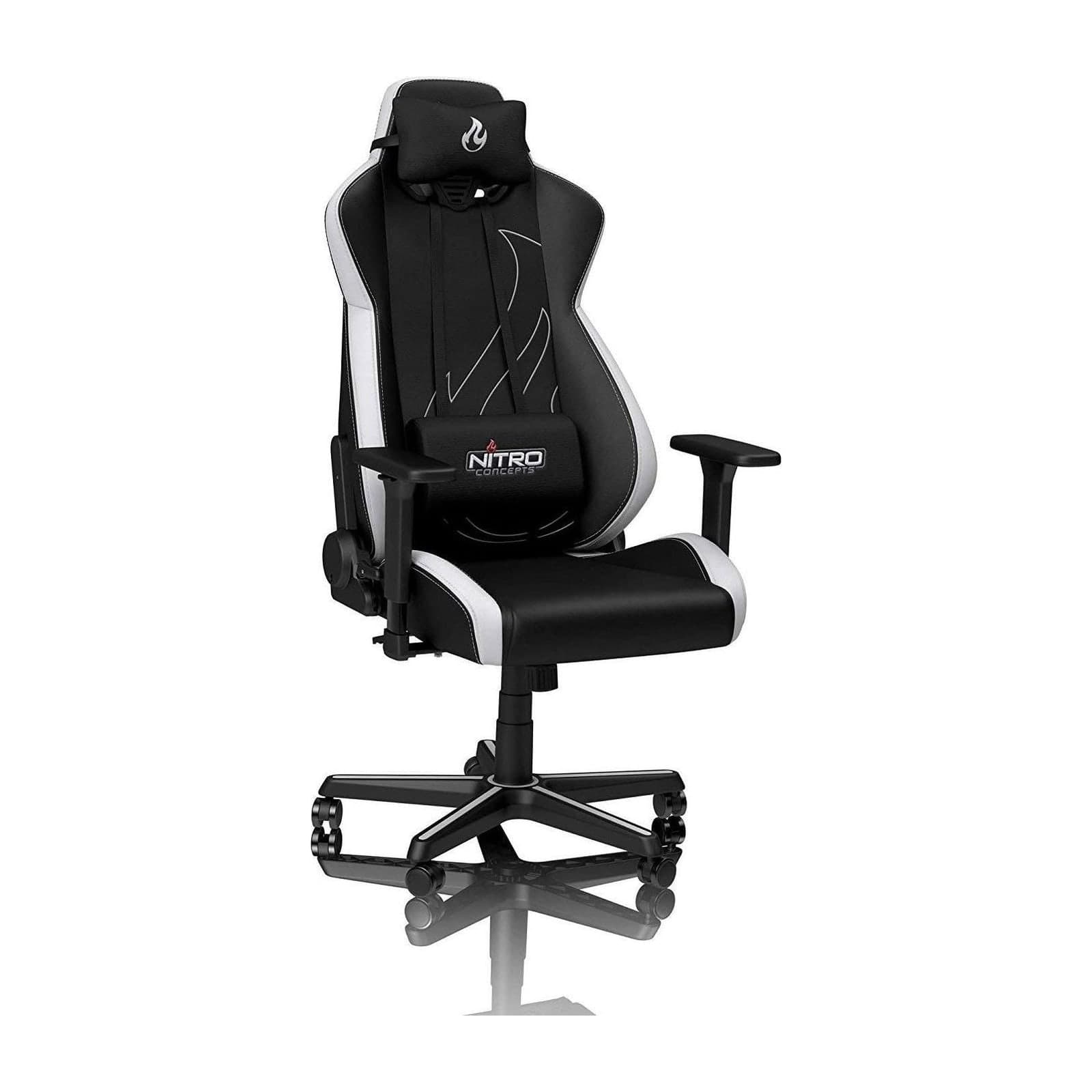Nitro Concepts S300EX Gaming Chair, Radiant White — alternate view
