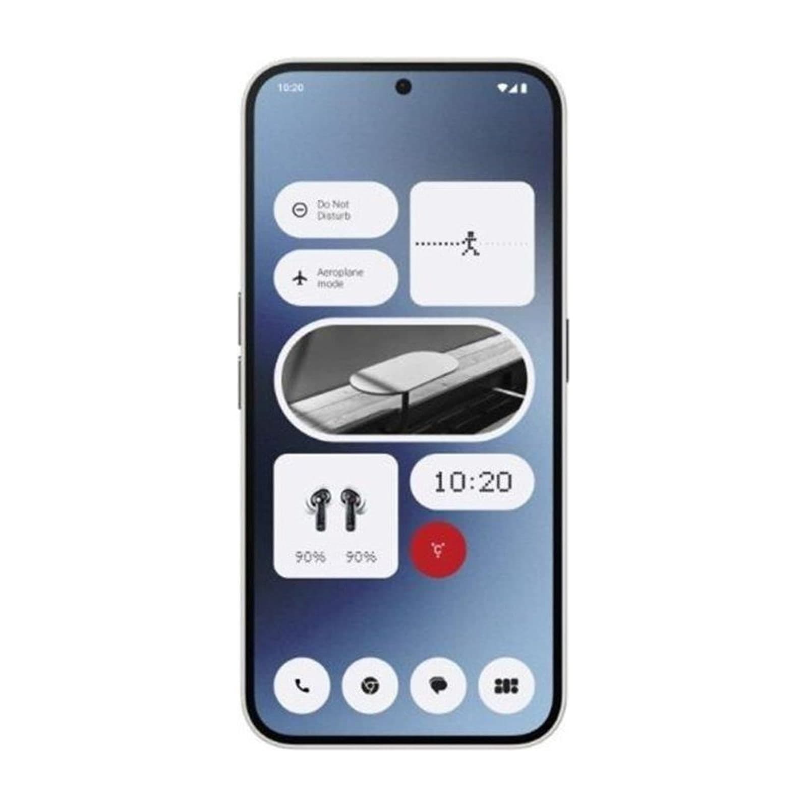 Nothing Phone (2a), 6.7-inch, 12 GB, 256 GB, White — alternate view