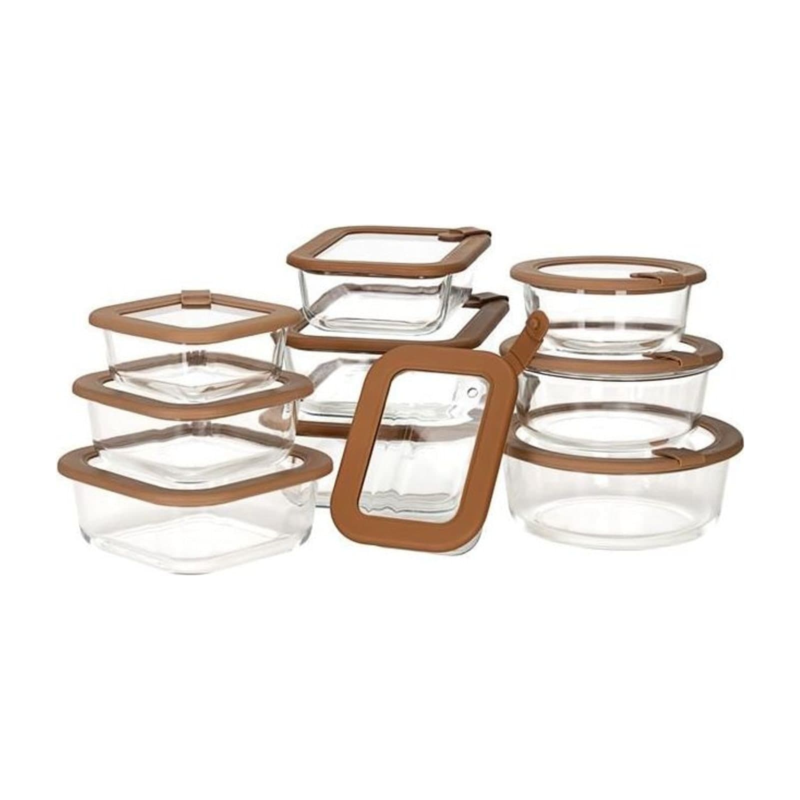 Nutricook Glass Storage Set GS240, 24 Pieces