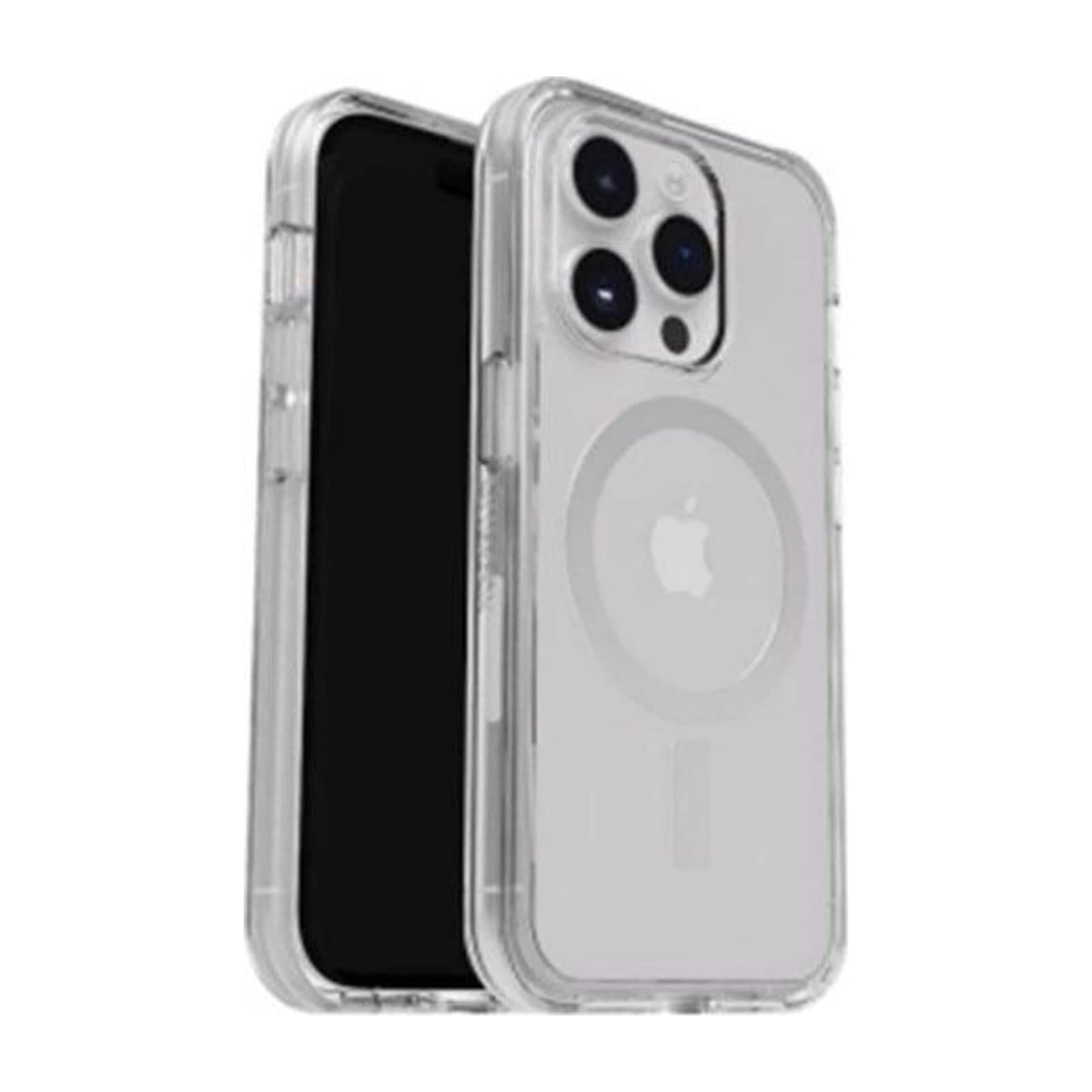 OtterBox Symmetry Clear MagSafe Case for iPhone 15 Pro, Clear