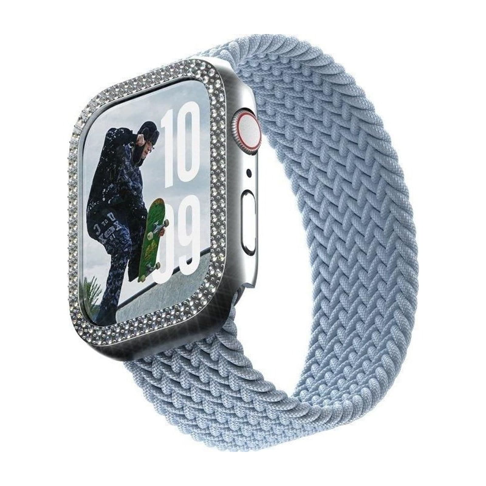 PanzerGlass SAFE Bling Bumper for Apple Watch 46 mm, Silver — alternate view