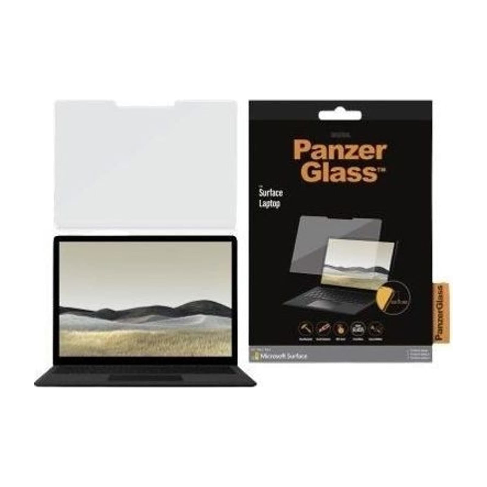 PanzerGlass Screen Protector for Microsoft Surface Laptop 13.5-inch, Clear — alternate view