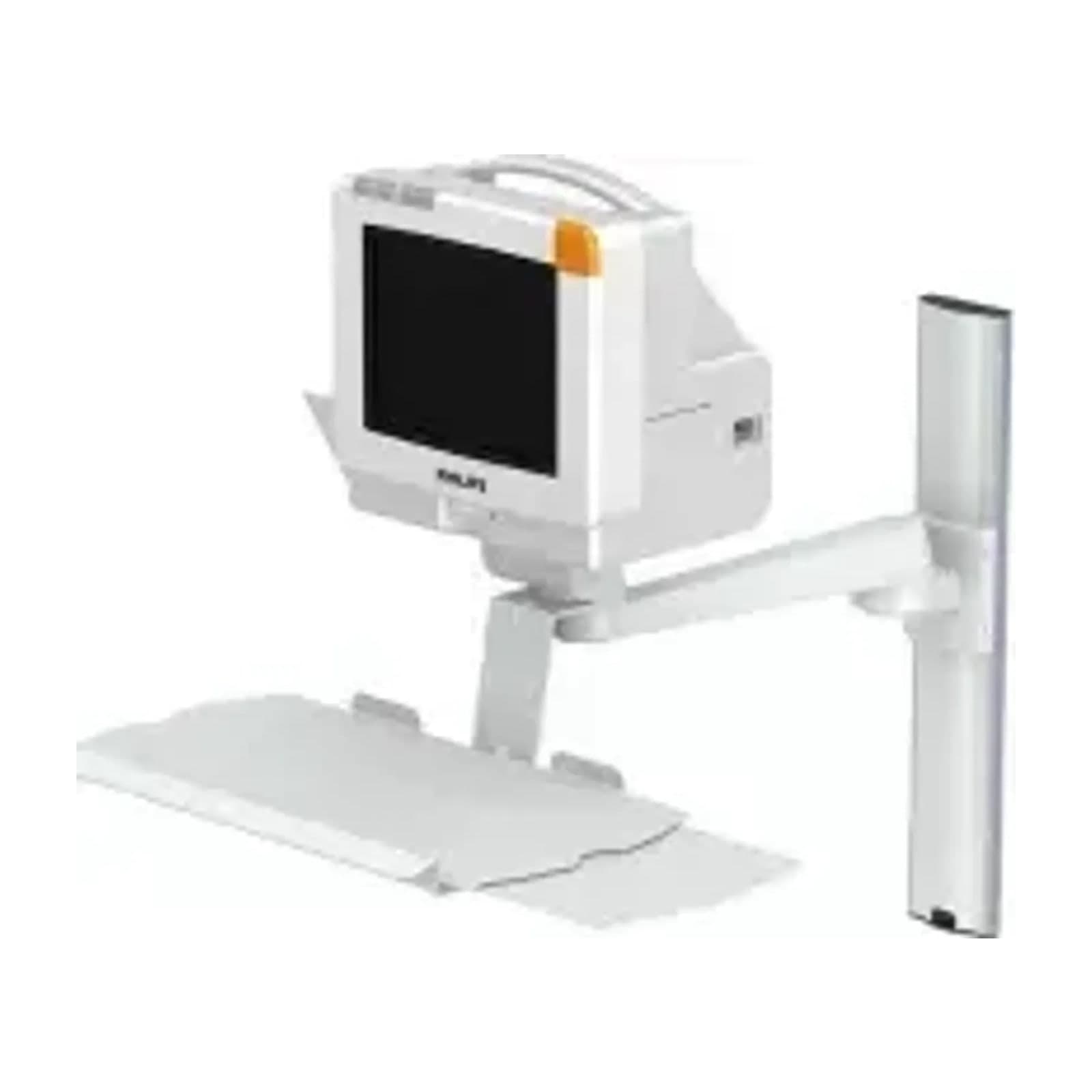 Philips Single pivot arm (325mm) mounting options, with keyboard holder (HCMNT329)