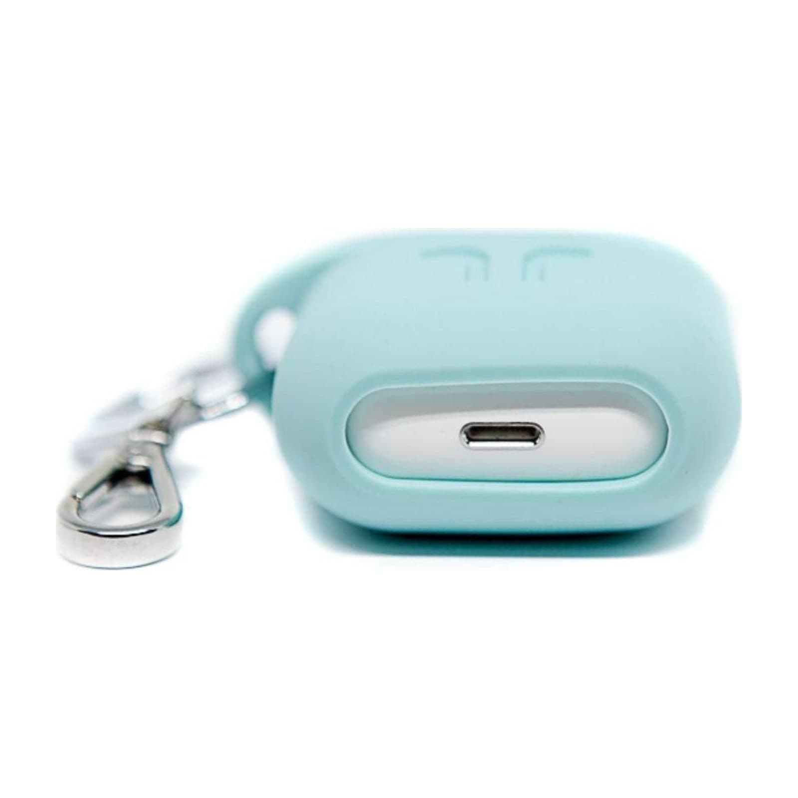 Podpocket Silicone Case for AirPods Charging Case, Aqua Blue — alternate view