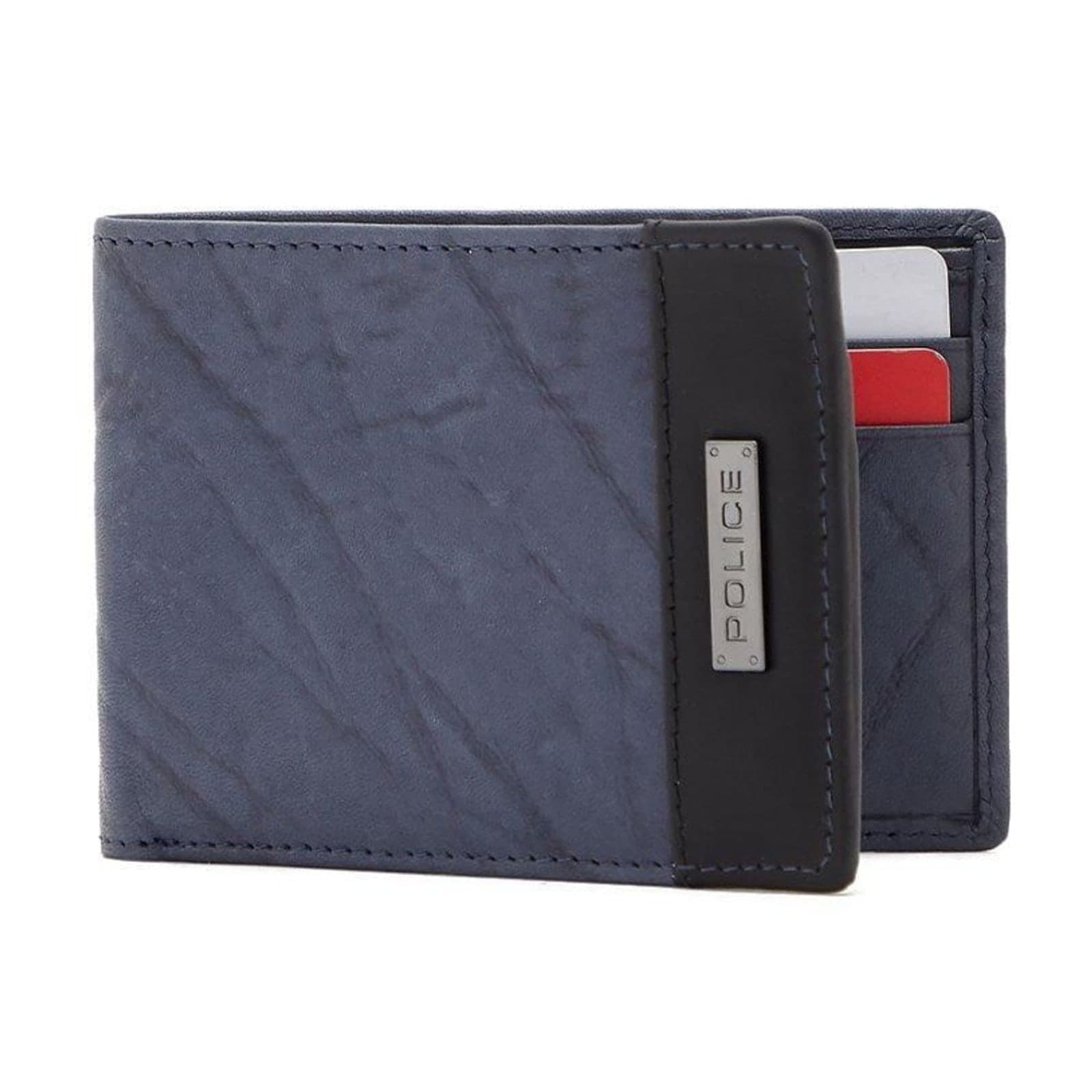 Police Tolerance S Bifold Wallet, Blue — alternate view