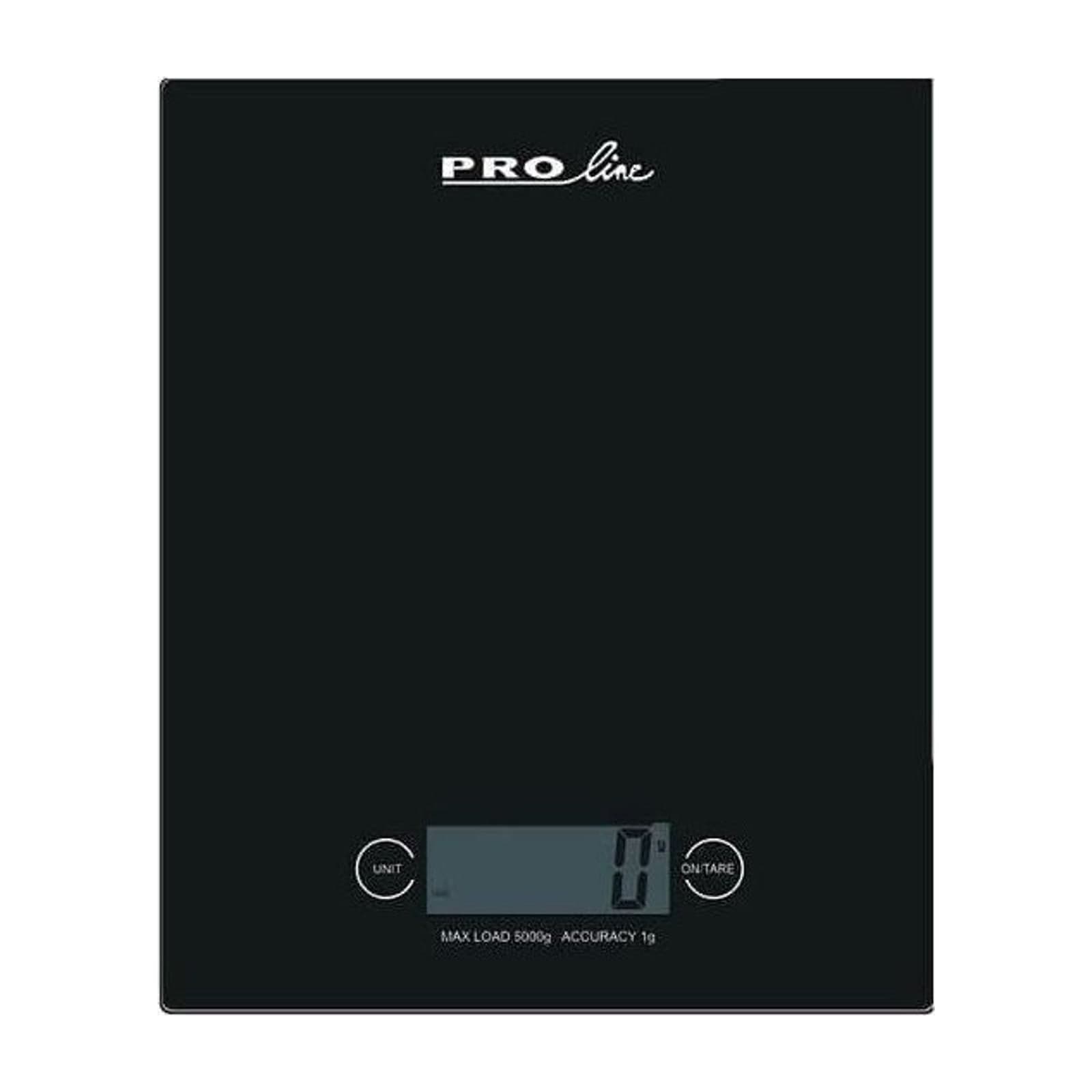 Proline Digital Kitchen Food Scale, 5 kg, Black