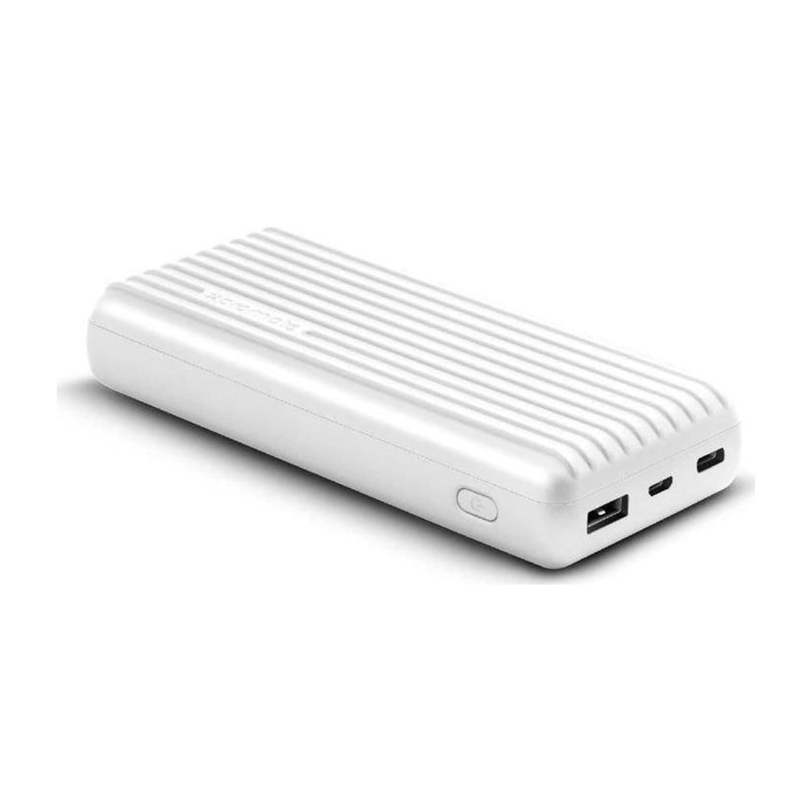 Promate Titan-20C Power Bank, 20,000 mAh, White