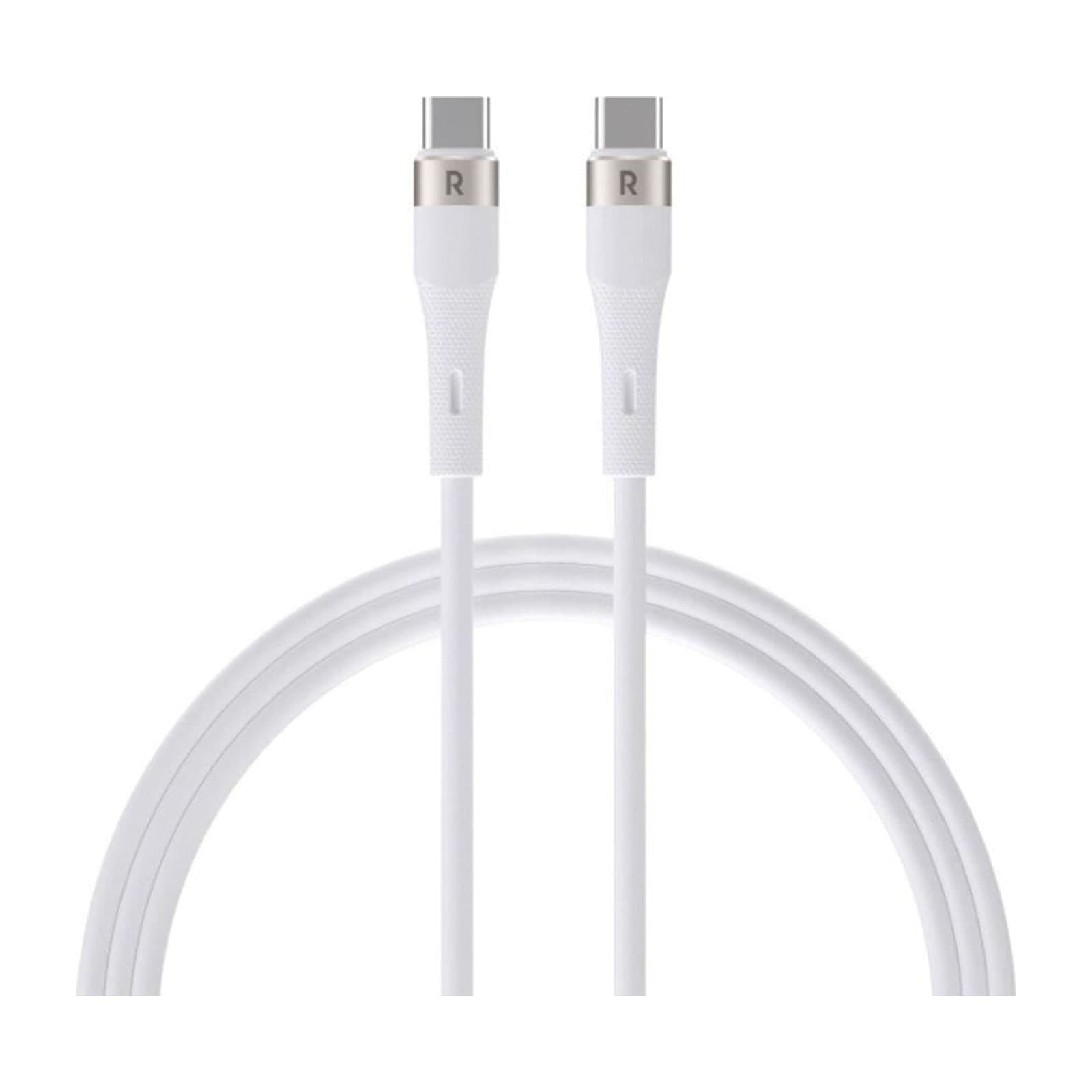 RAVPower USB-C to USB-C Cable, 60 W, 1 m, White