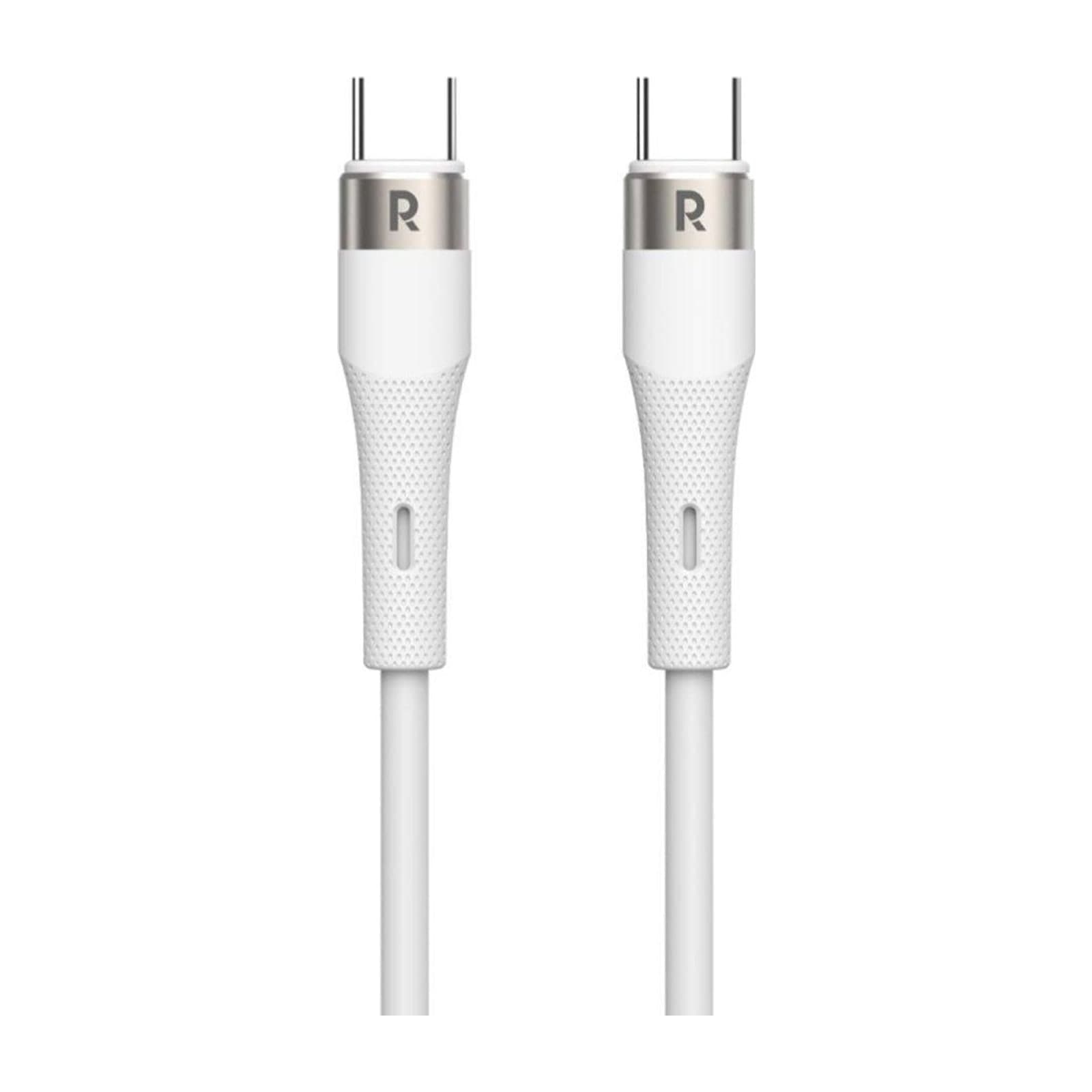 RAVPower USB-C to USB-C Cable, 60 W, 1 m, White — alternate view