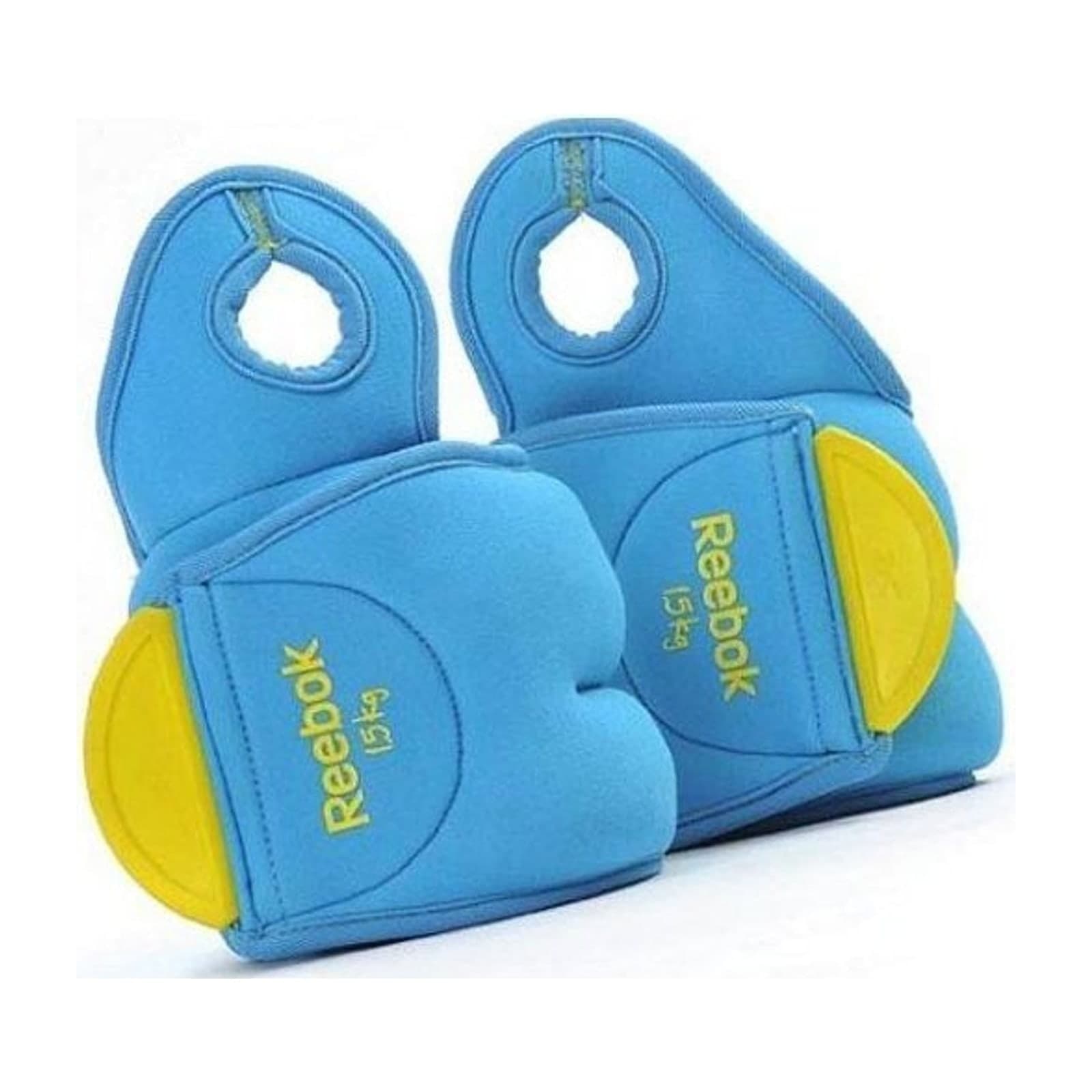 Reebok Wrist Weights, 1.5 kg Each, Pair, Cyan