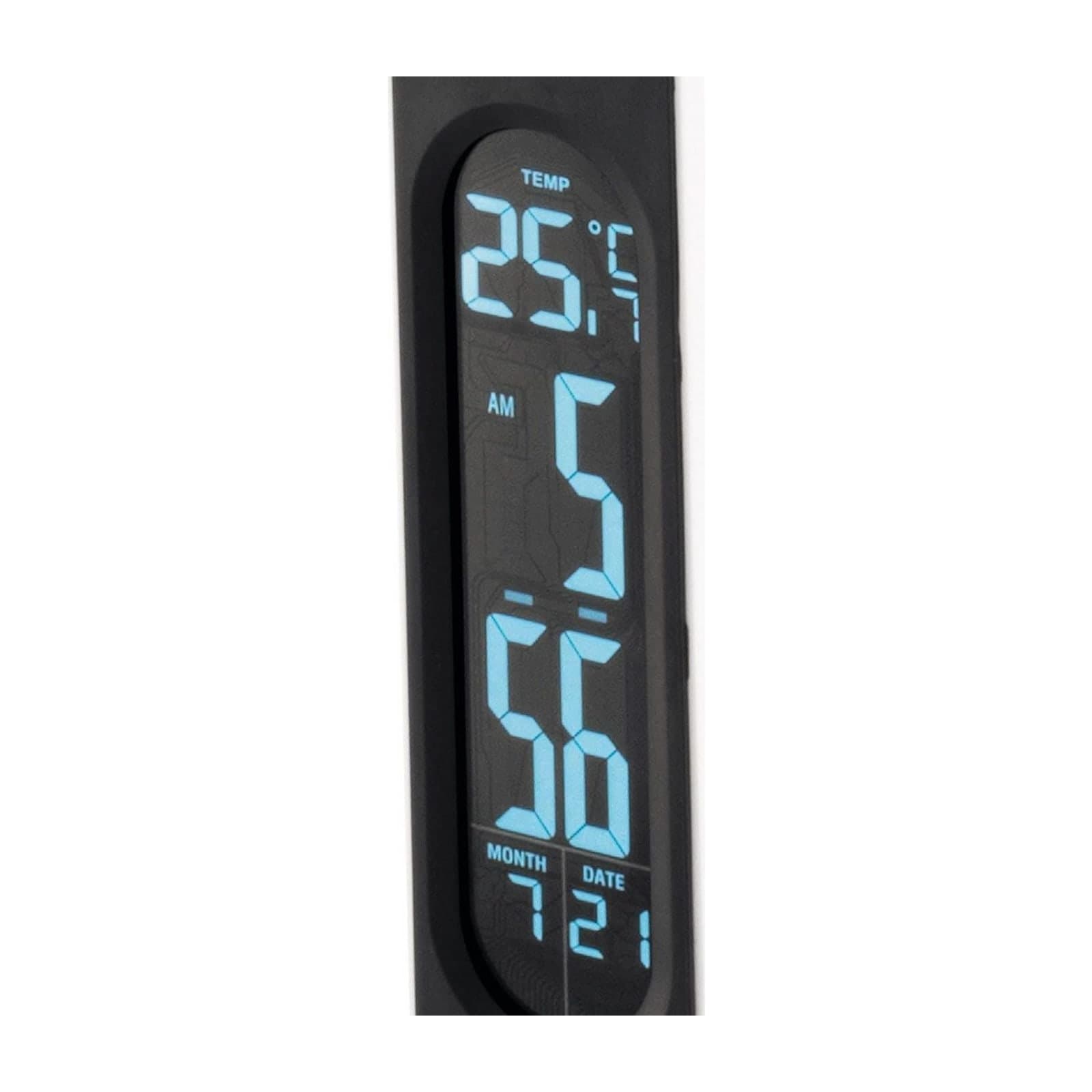Rexel ActiVita Strip+ Daylight Desk Lamp with Clock, White — alternate view