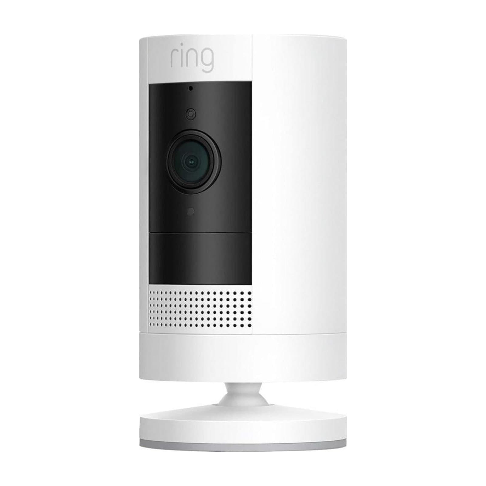 Ring Stick Up Cam Battery Security Camera, Indoor and Outdoor, 1080p, White — alternate view