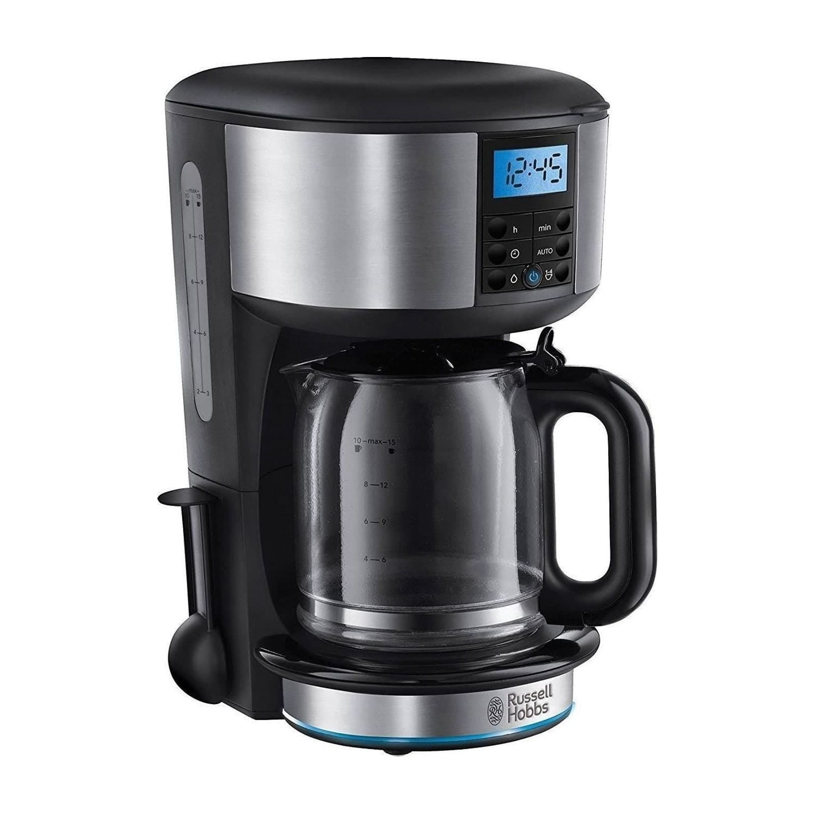 Russell Hobbs Buckingham Filter Coffee Maker, 1000 W, 1.25 L, Stainless Steel