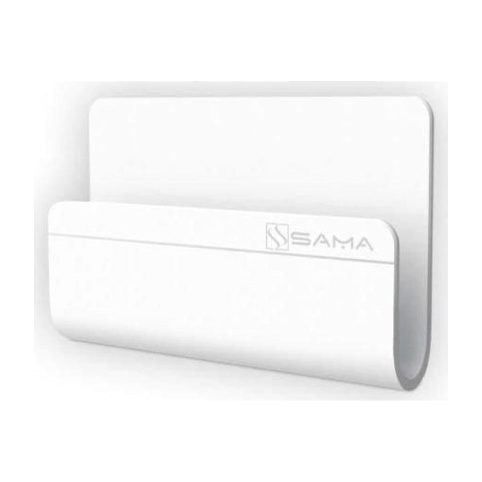 Sama Wall Mount Charging Holder for Phones, White