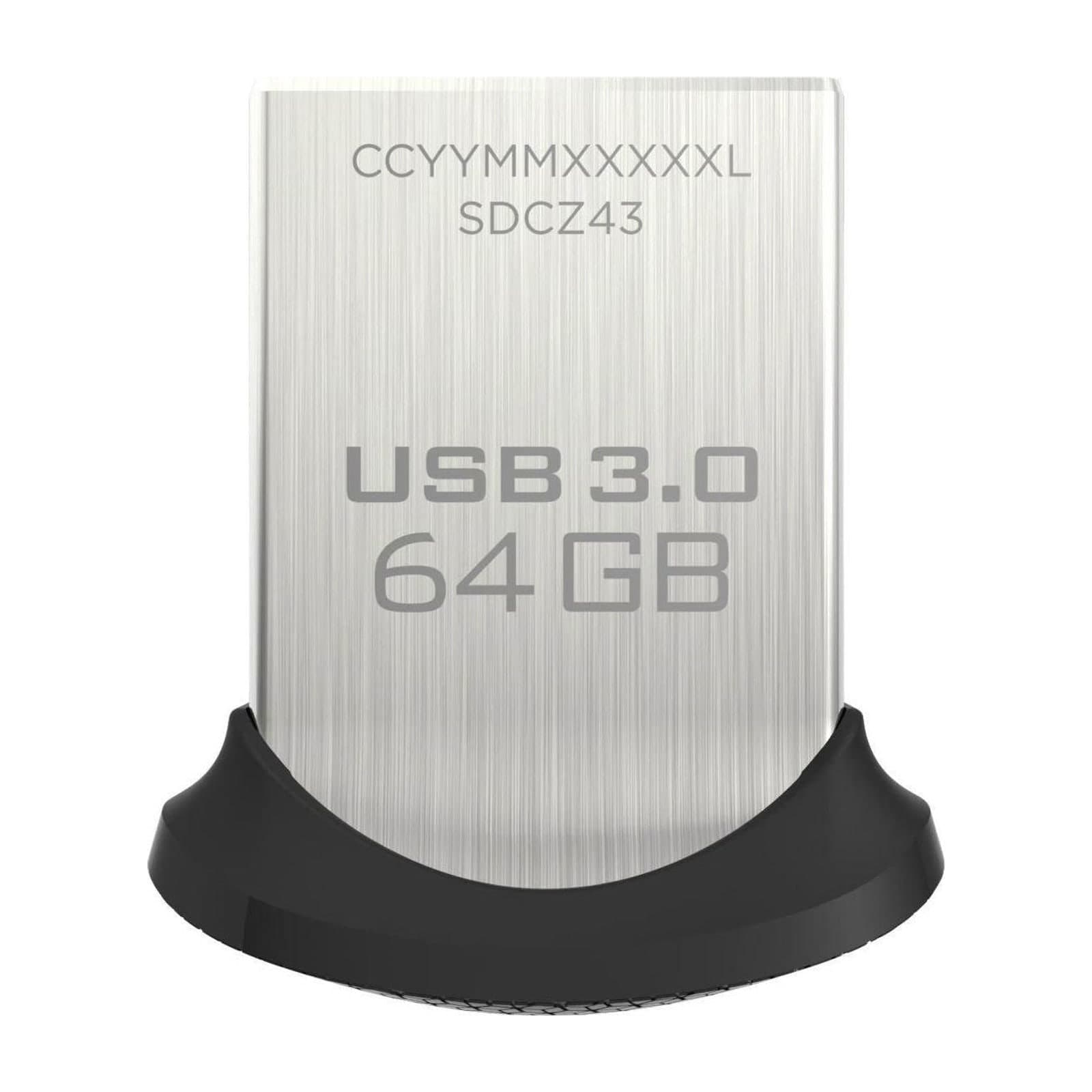 SanDisk Ultra Fit 64 GB USB 3.0 Flash Drive — alternate view