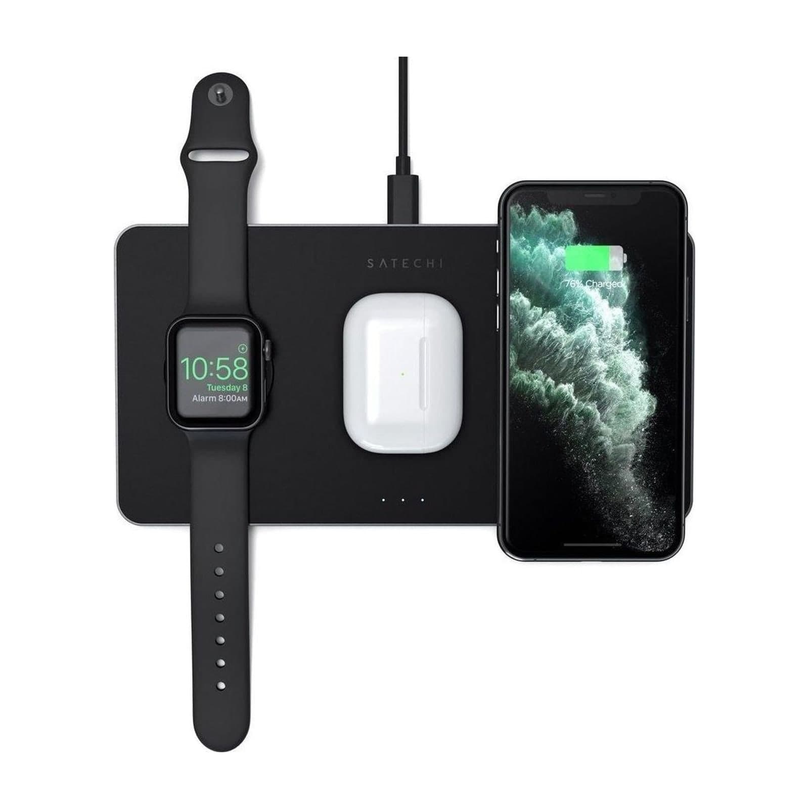 Satechi Trio Wireless Charging Pad for Apple Devices
