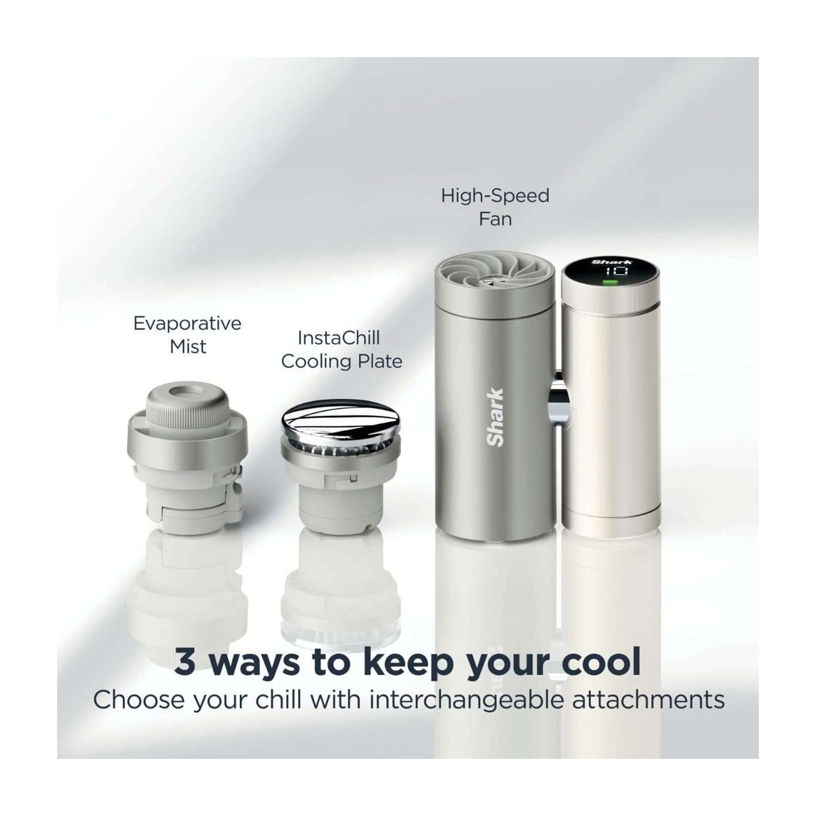 Shark ChillPill 3-in-1 Personal Fan with Mist and InstaChill, Cloud — alternate view