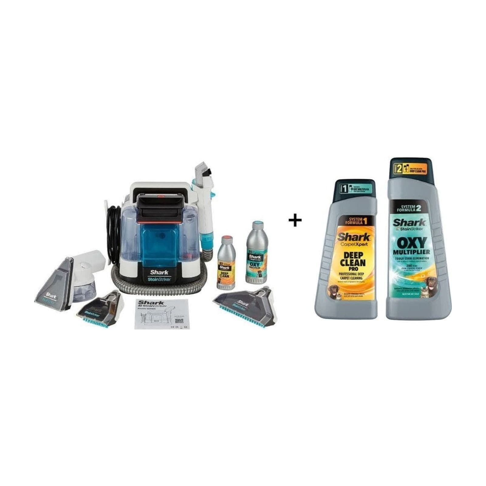 Shark StainStriker Pet Cleaner and Formula Bundle, 946 ml and 473 ml
