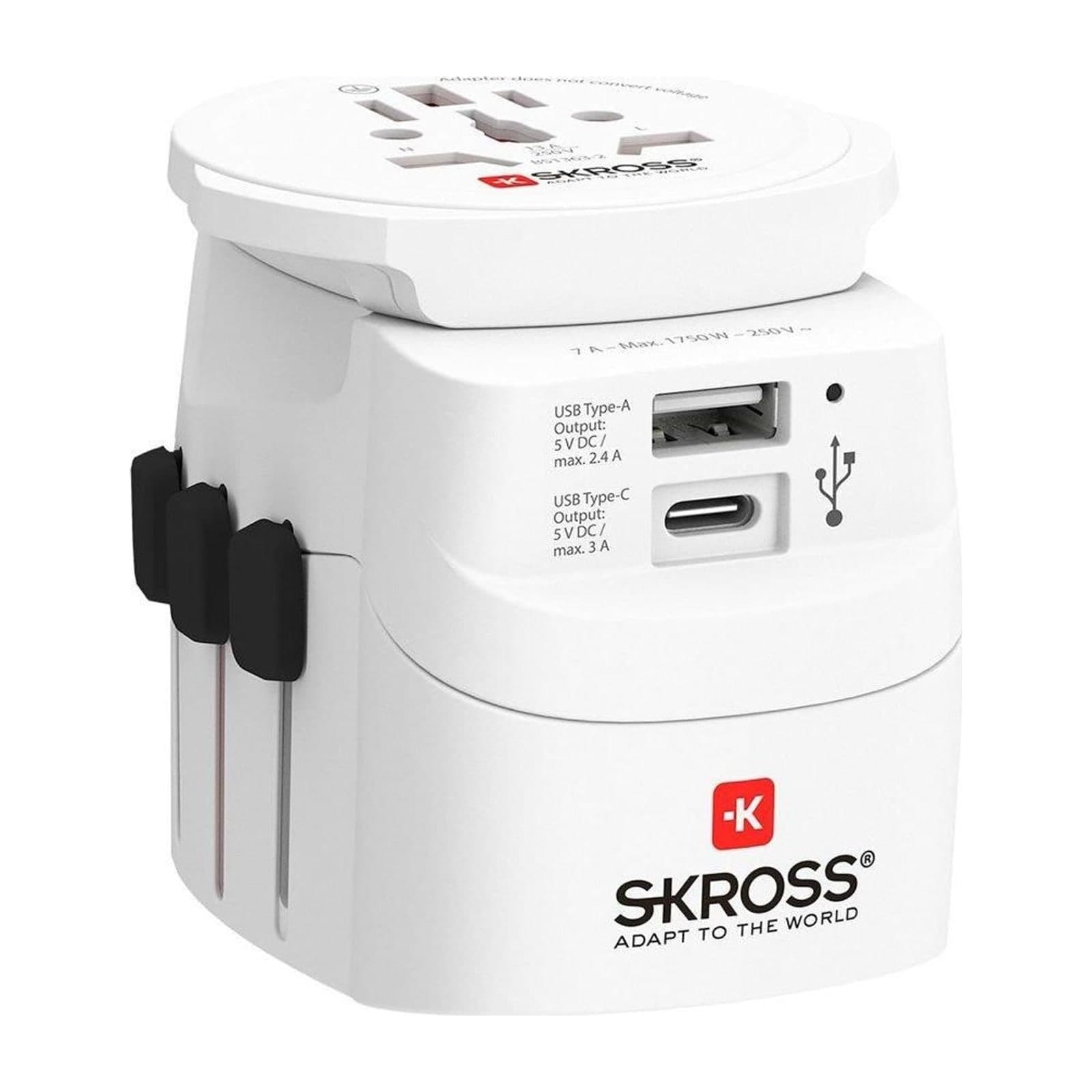 SKROSS Pro Light USB Charger with Cable, White — alternate view