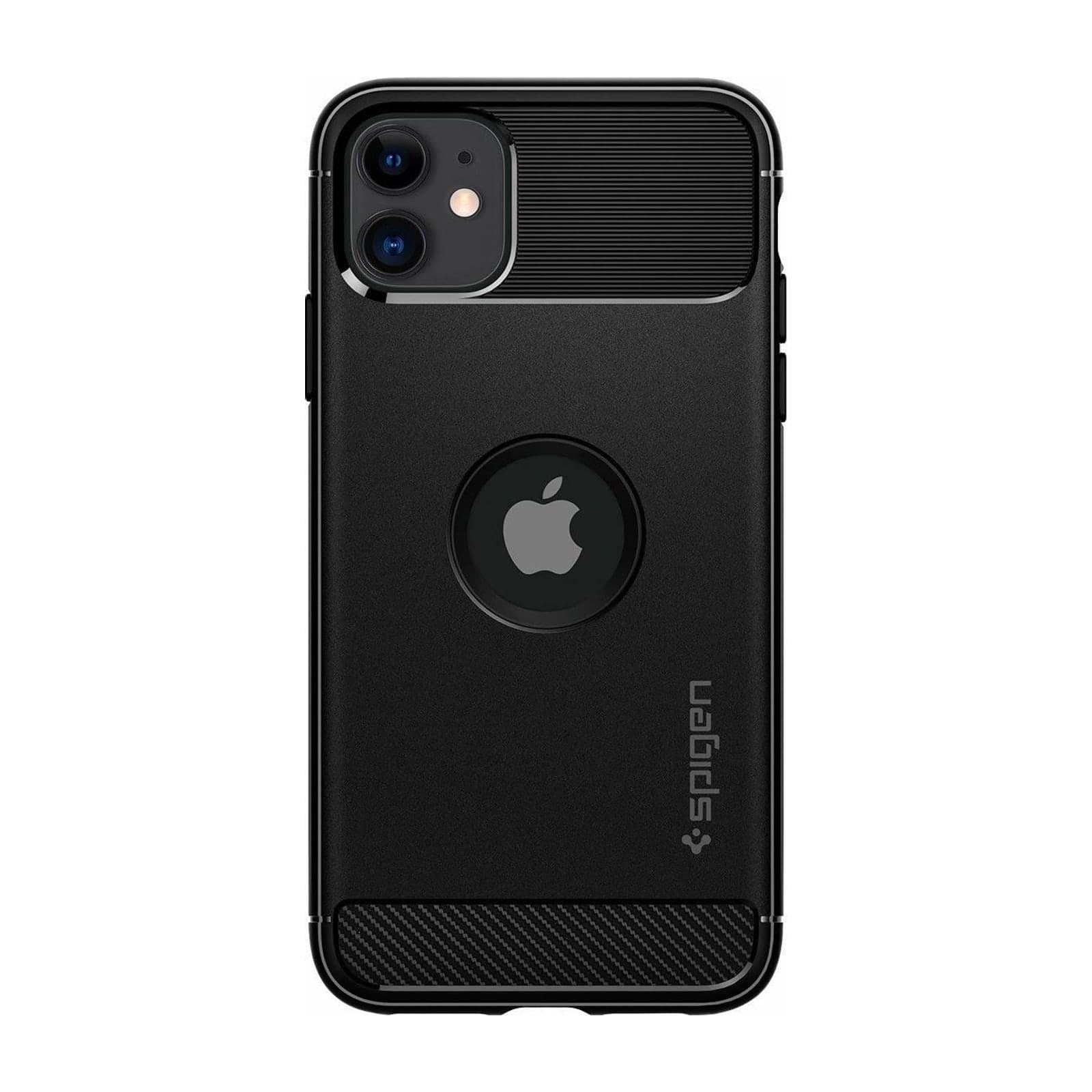 Spigen Rugged Armor case for iPhone 11, matte black