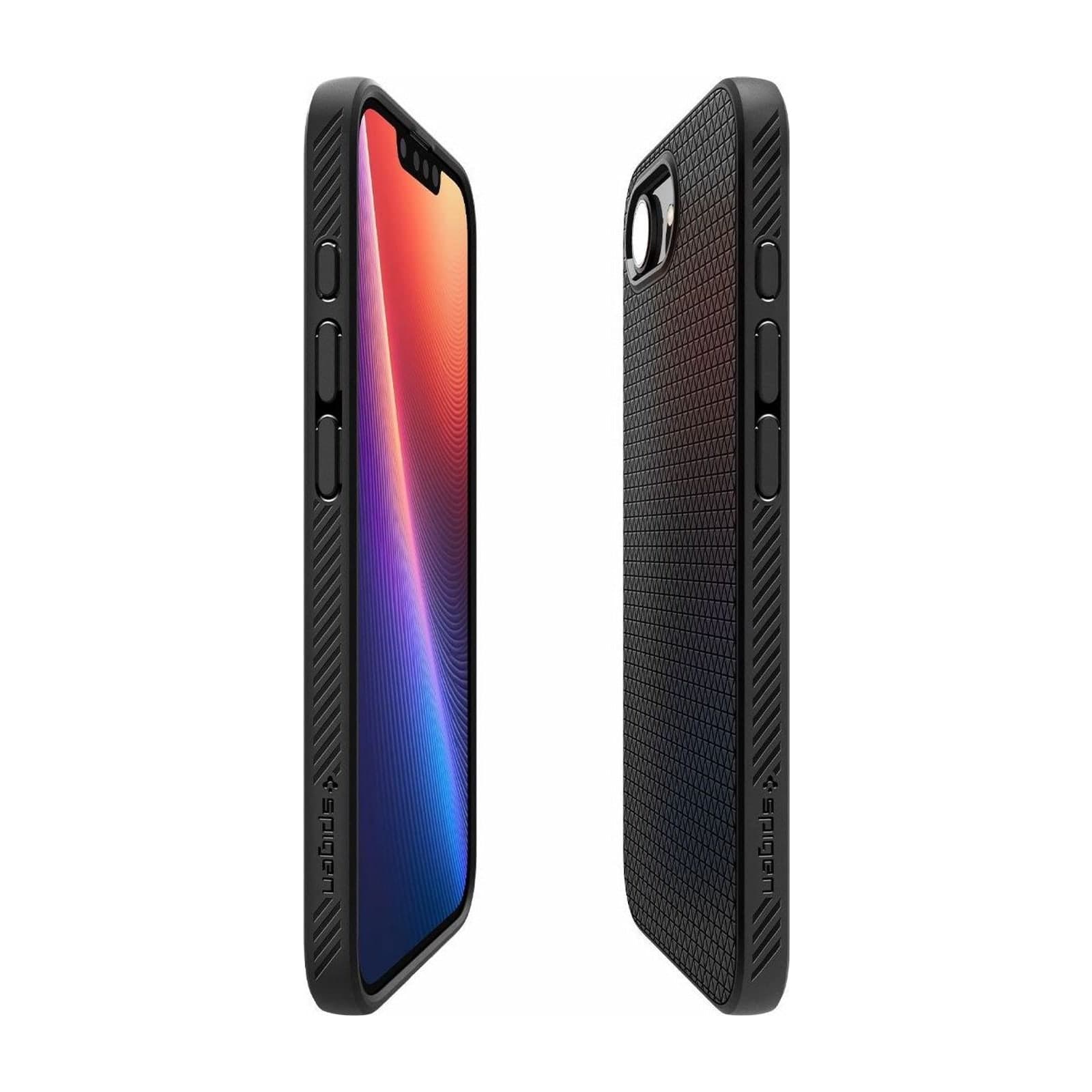 Spigen Liquid Air MagFit ACS09151 MagSafe Case for iPhone 17e, Matte Black — alternate view