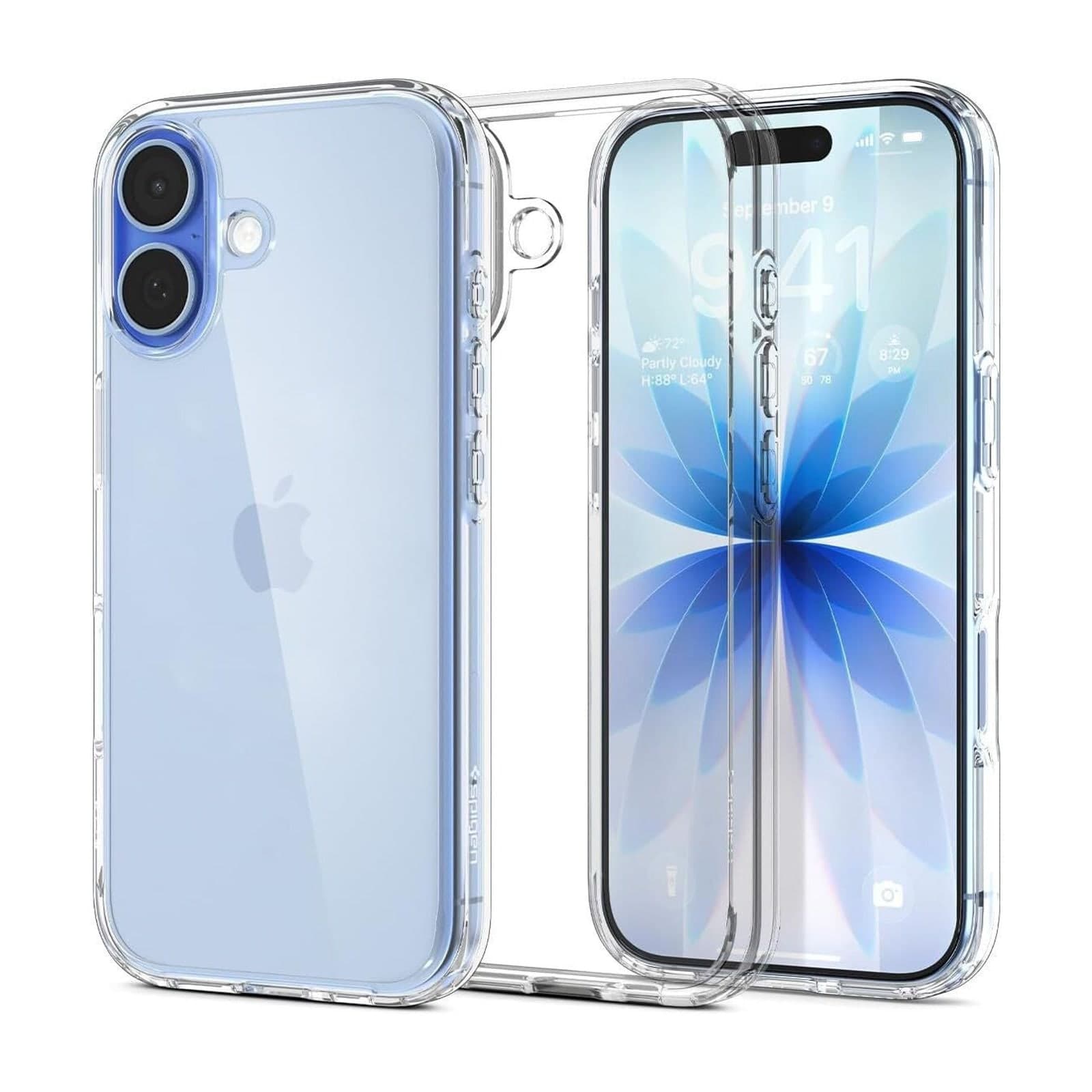 Spigen Ultra Hybrid case for iPhone 17, Crystal Clear