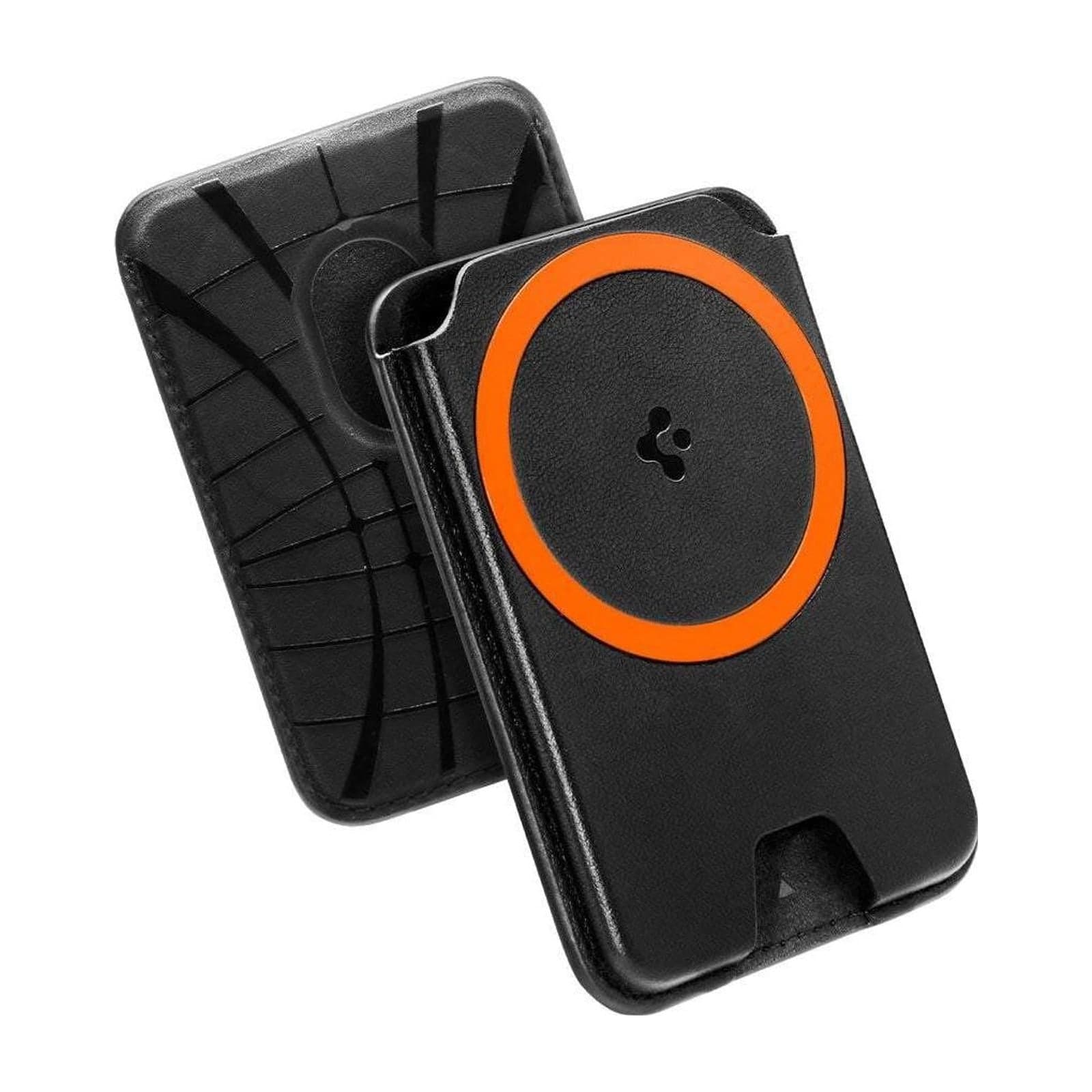 Spigen Valentinus MagFit+ magnetic card holder, black, both sides