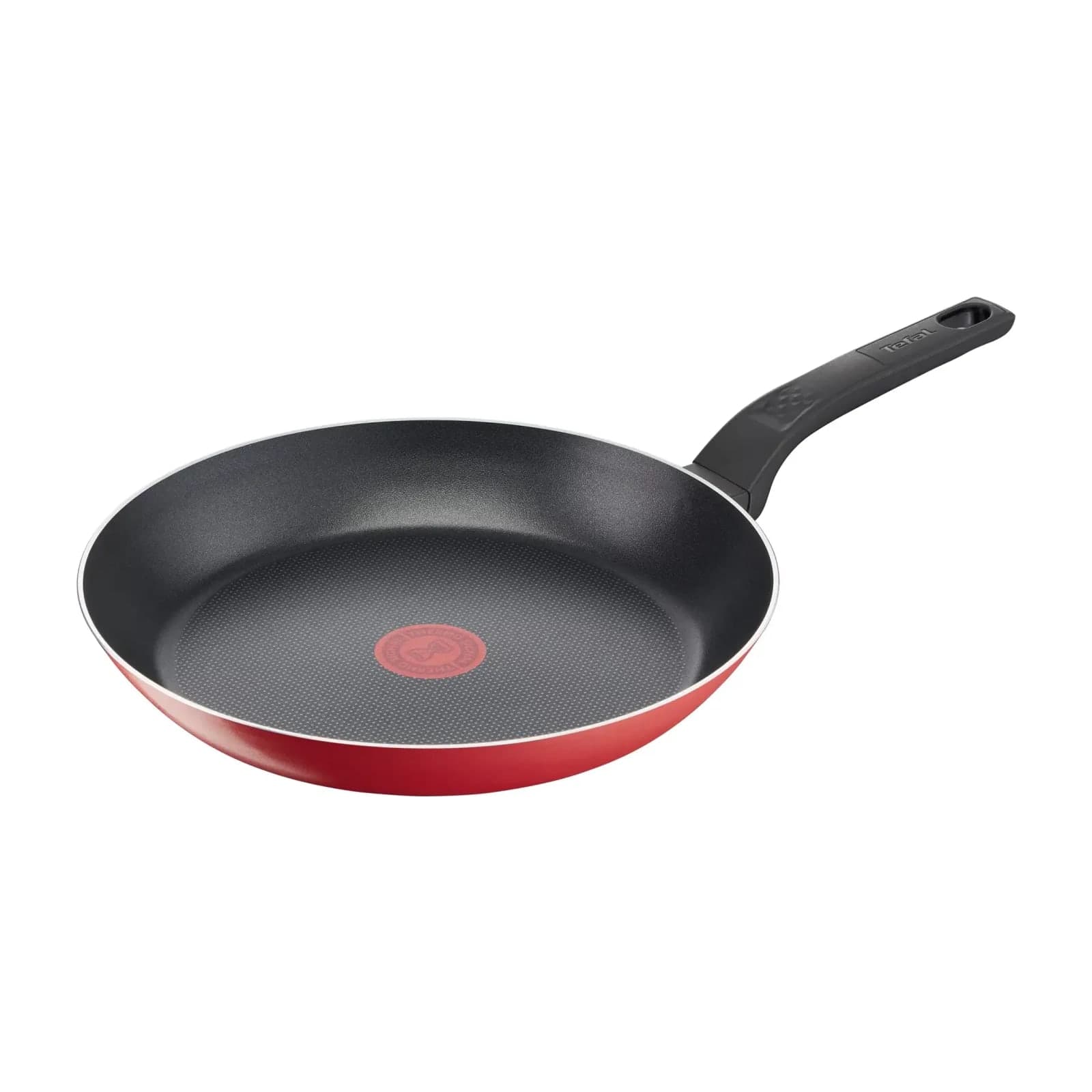 Tefal Easy Clean B5720553 frying pan, 26 cm, red exterior with a black non-stick interior