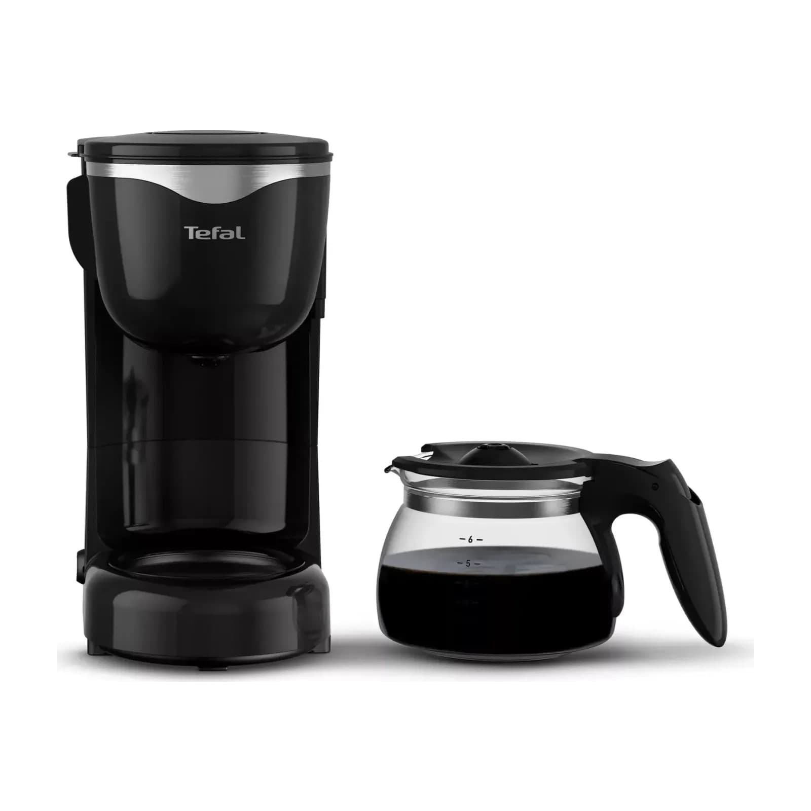 Tefal CM340827 Filter Coffee Maker, 0.6 L, Permanent Filter