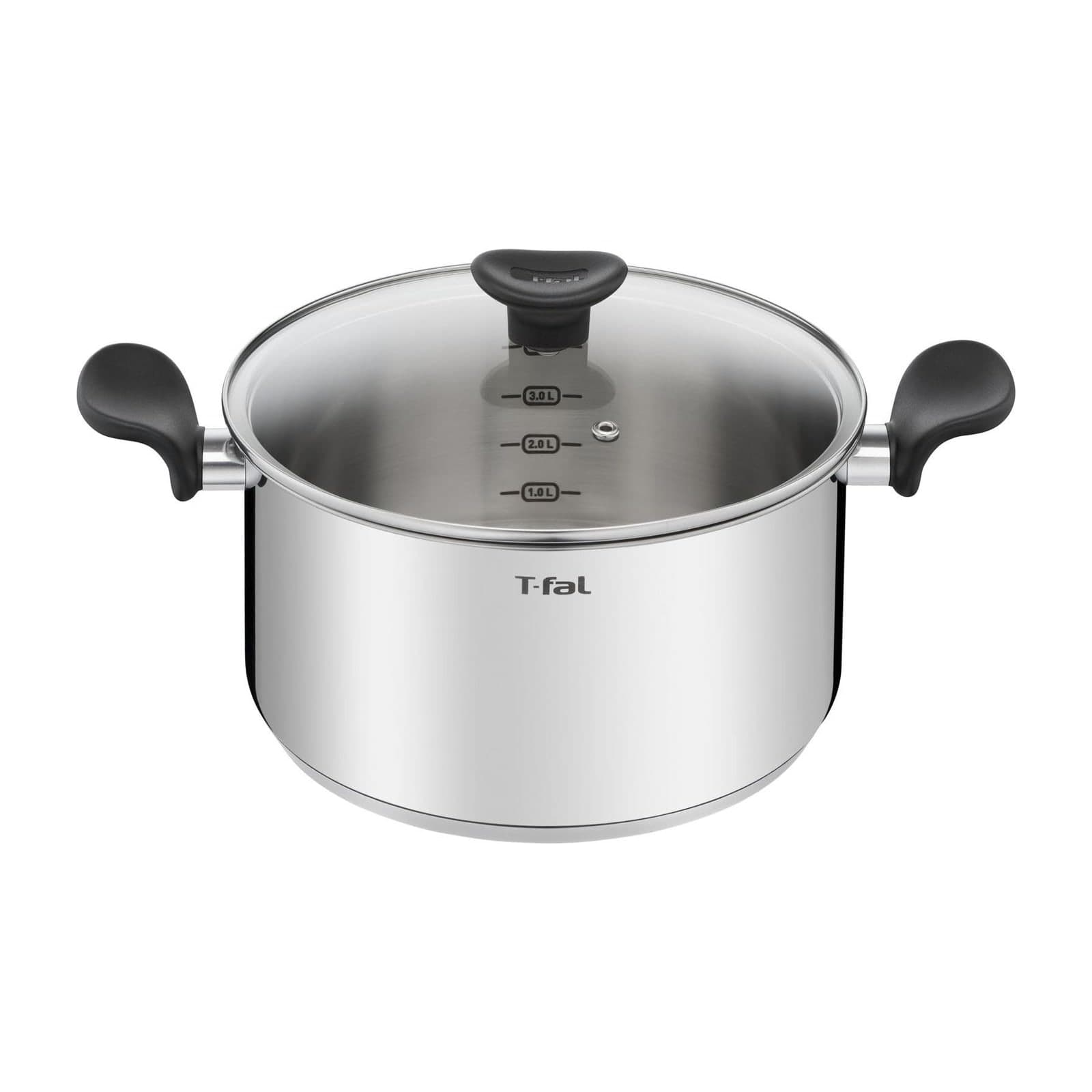 Tefal Primary E3084604 Stainless Steel Stewpot with Lid, 24 cm
