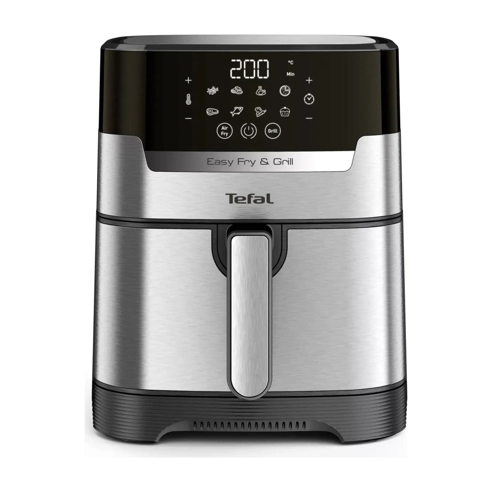 Tefal Easy Fry & Grill Digital EY505D27 air fryer, 4.5 L, stainless steel with a digital touch panel