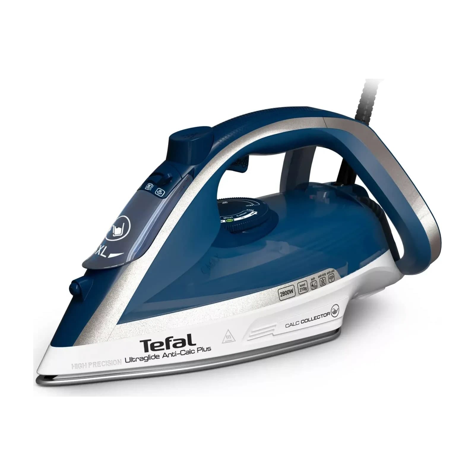 Tefal Ultraglide+ FV5820G0 Steam Iron, 2800 W, Durilium Airglide Soleplate