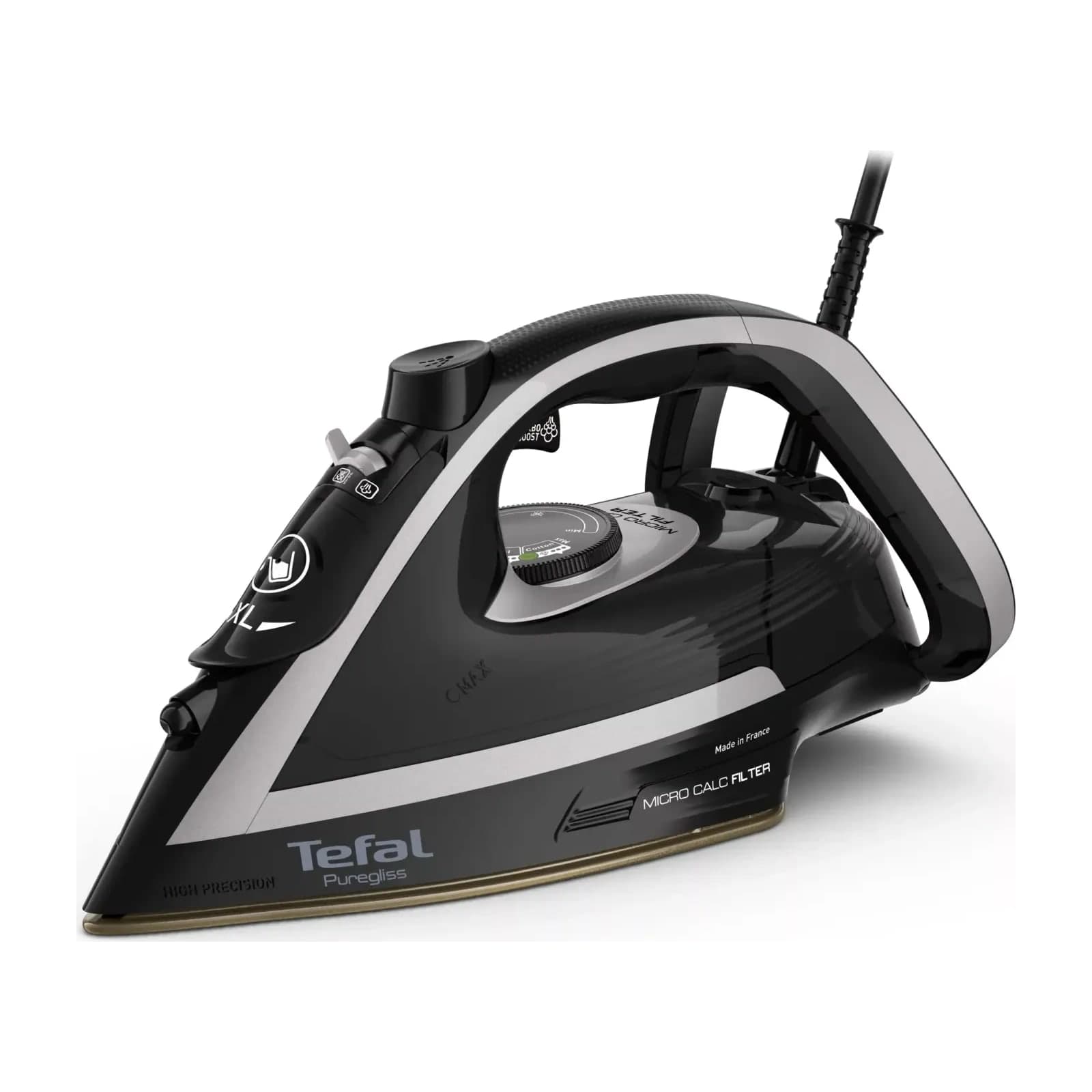 Tefal Puregliss FV8062G0 Steam Iron, 3000 W, Made in France, UK Plug