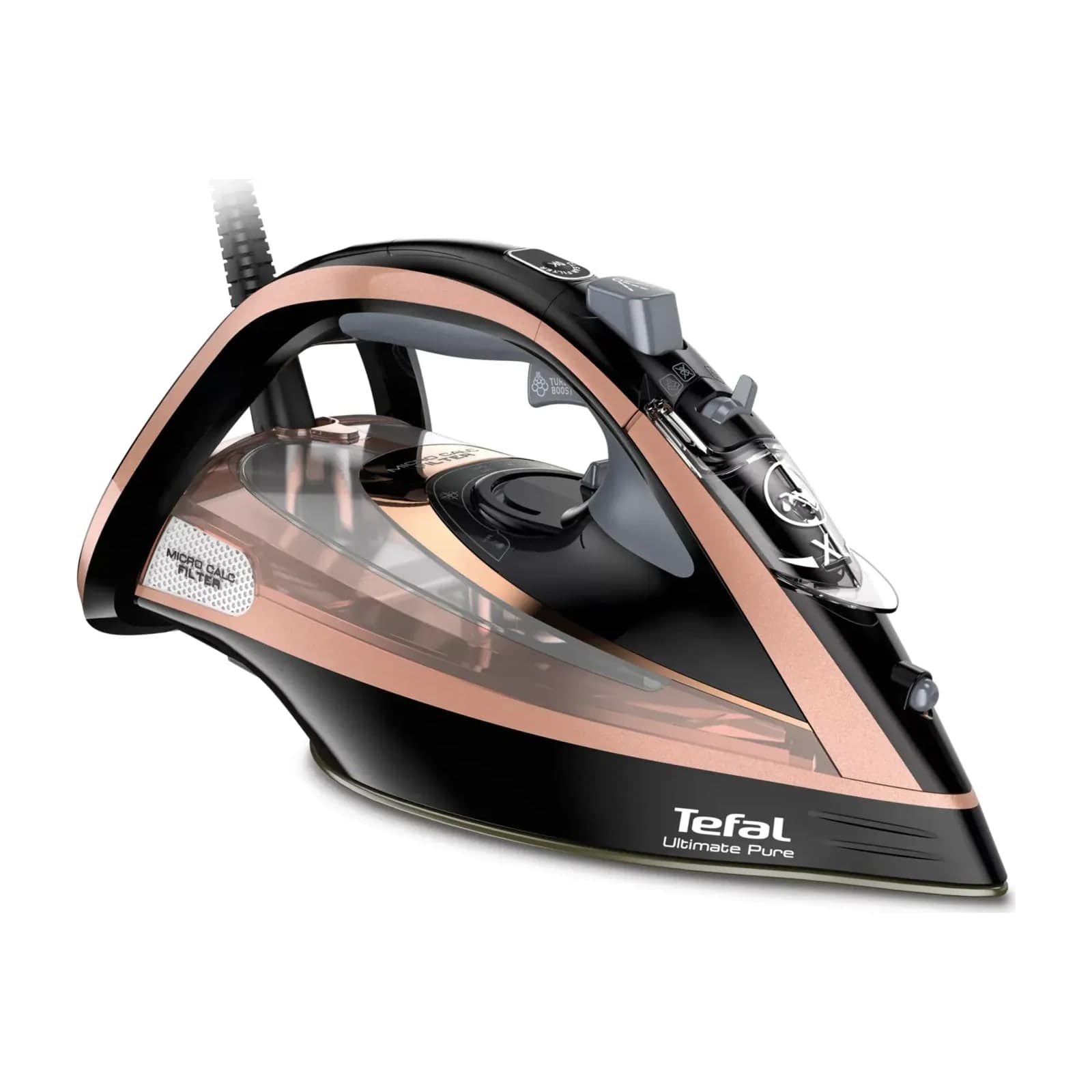 Tefal Ultimate Pure FV9845M0 Steam Iron, 3100 W, Made in France, UK Plug