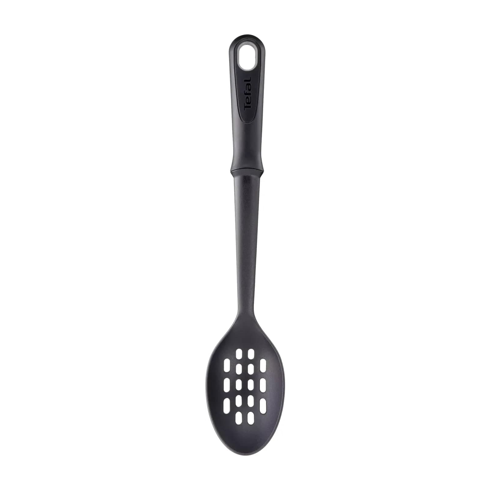 Tefal Comfort K1291014 black plastic slotted spoon, 39 cm