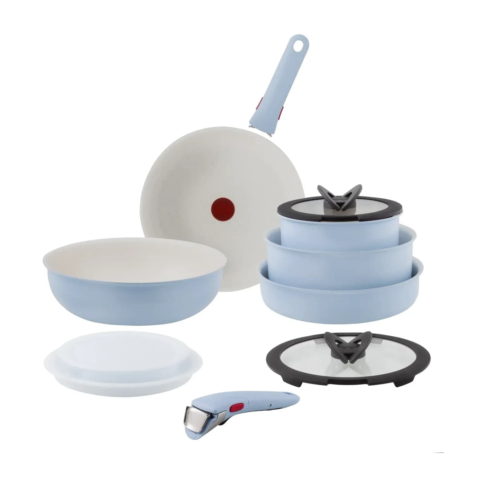 Tefal Ingenio G6 Serenity L827SB04 11-Piece Set, Blue Calm