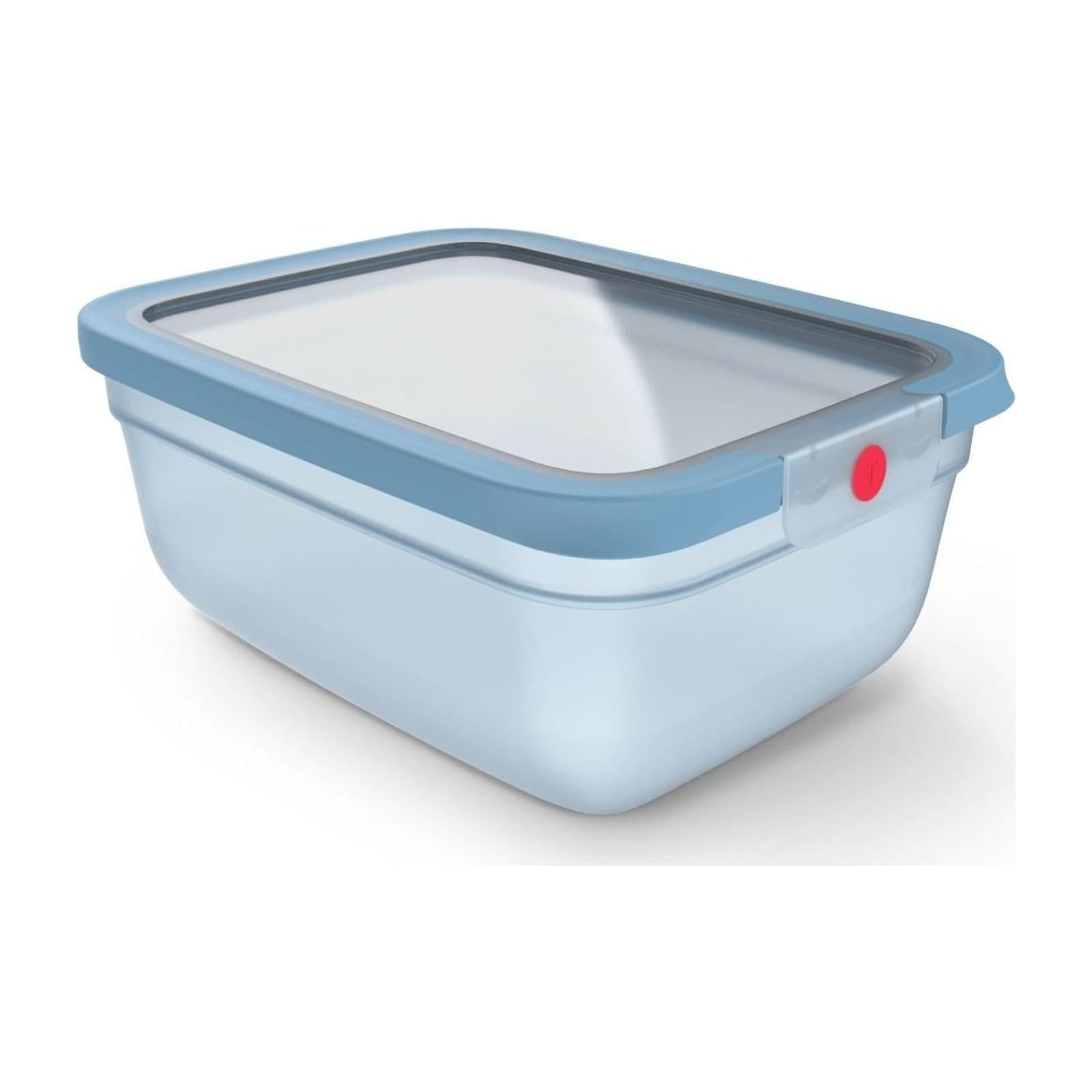 Tefal OneClick N1211610 Rectangular Food Storage Box, 3 L, Aqua