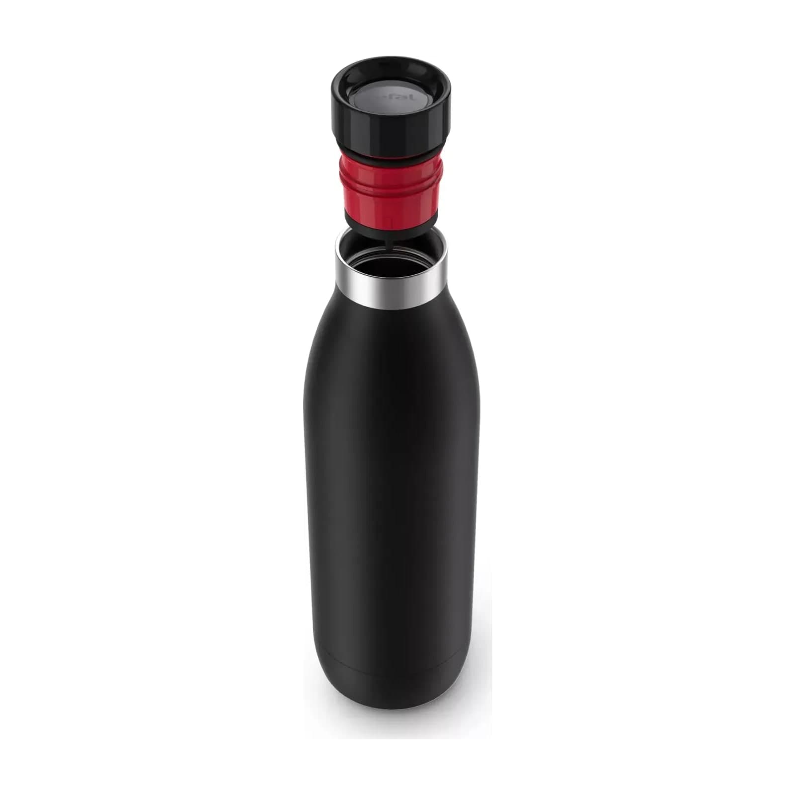 Tefal Bludrop N3110910 Stainless Steel Hydration Bottle, 0.7 L, Black — alternate view