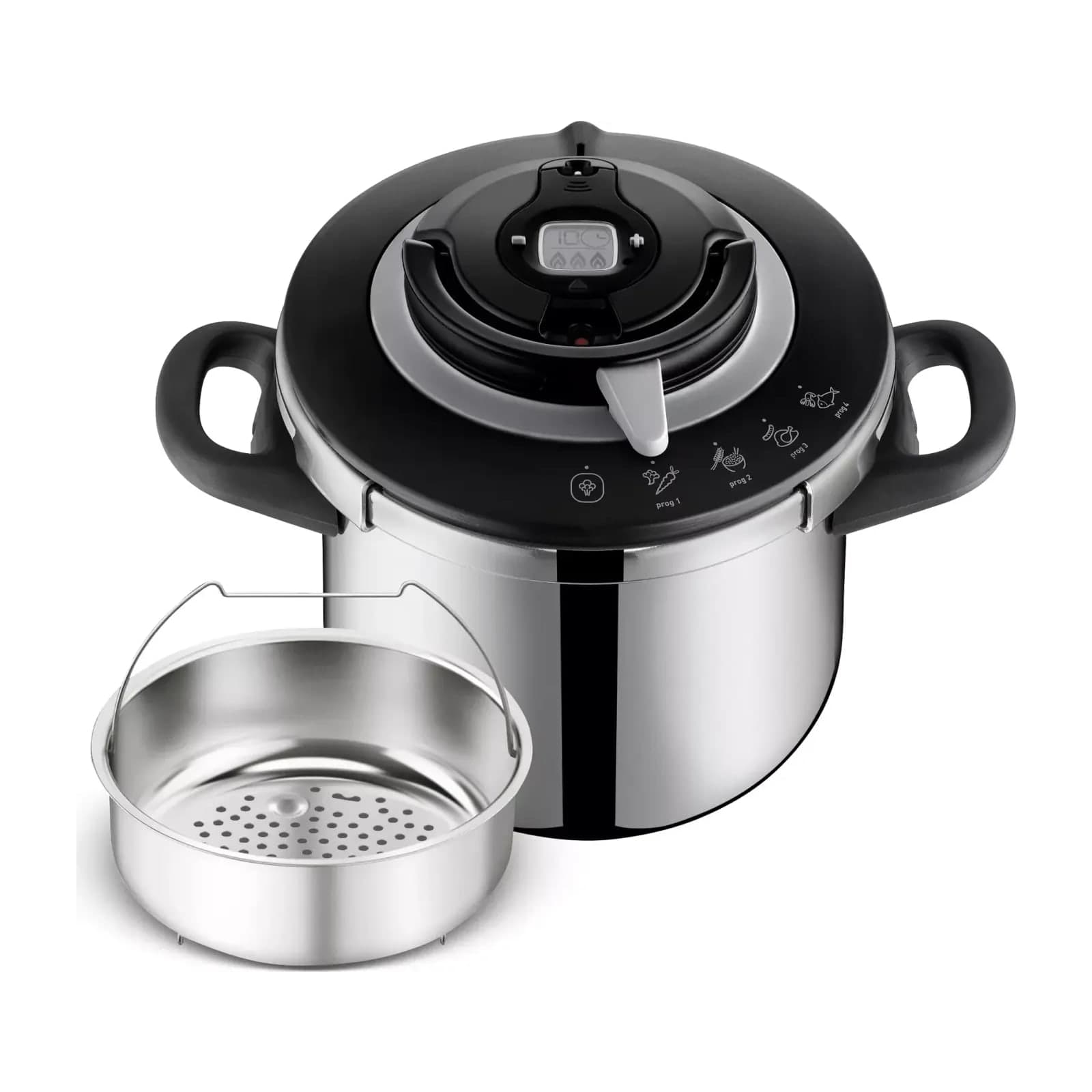Tefal Clipso+ Chef P4551431 Stovetop Pressure Cooker, 8 L