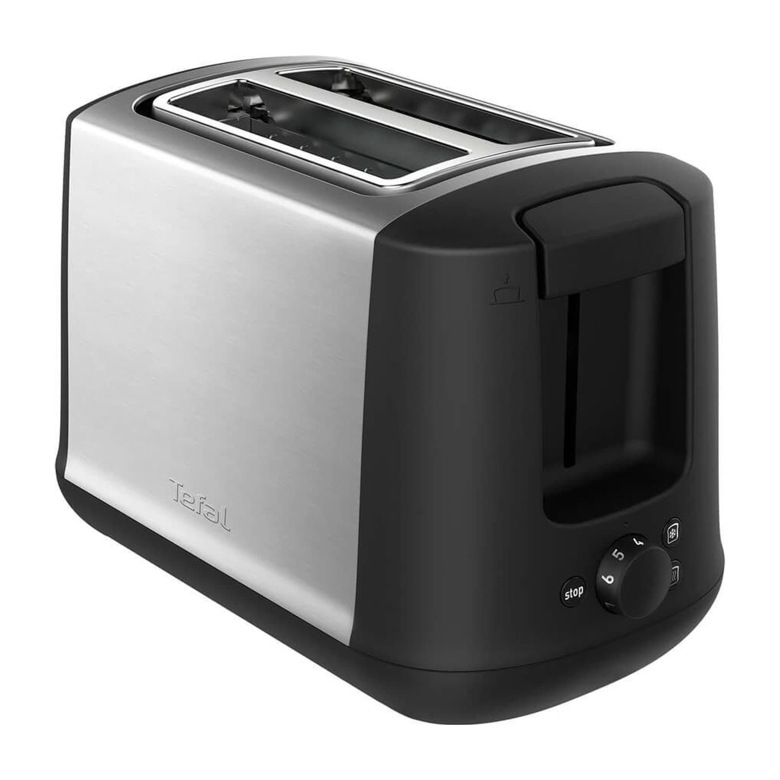 Tefal Subito TT340830 Toaster, Seven Browning Levels, Brushed Stainless Steel
