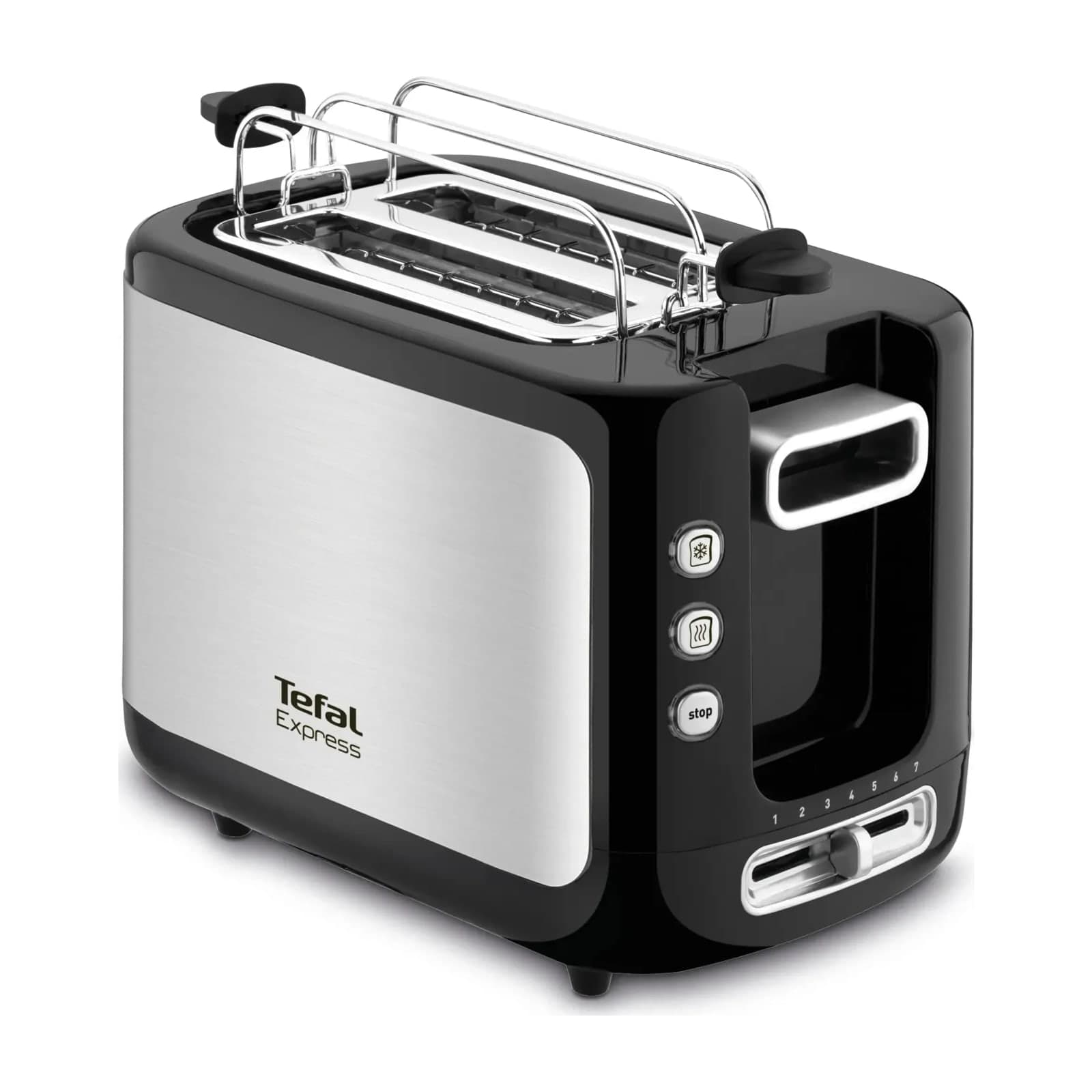 Tefal TT365027 New Express 2-Slot Toaster with Bun Warmer, 850 W