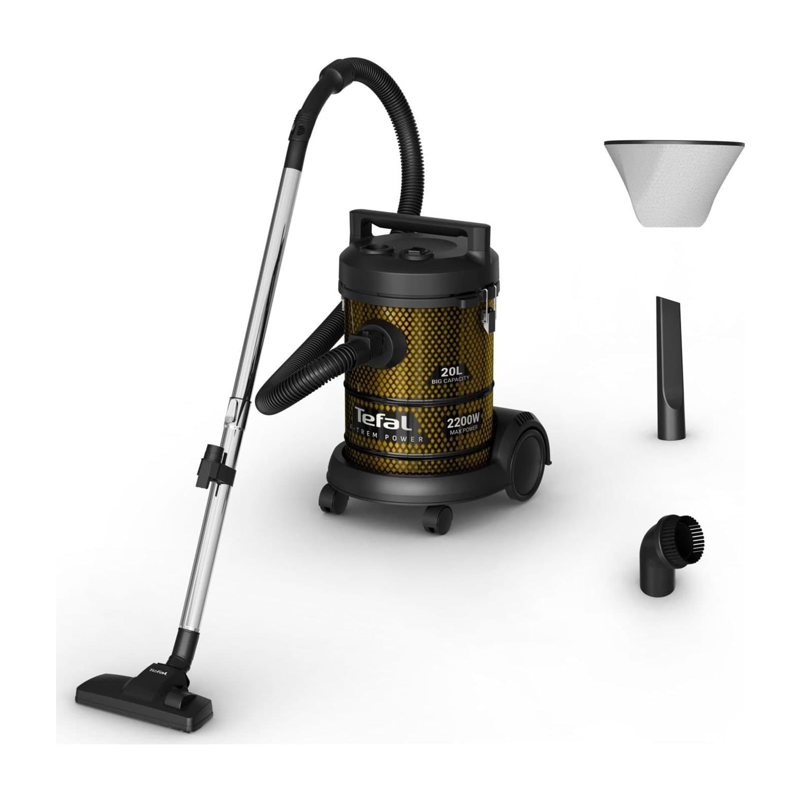 Tefal Drum X-Power TW4025M0 Bagless Drum Vacuum, 20 L, 2200 W