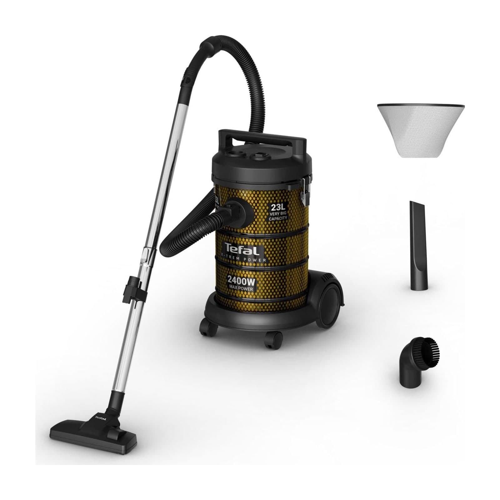 Tefal Drum X-Power TW4035M0 Bagless Drum Vacuum, 23 L, 2400 W