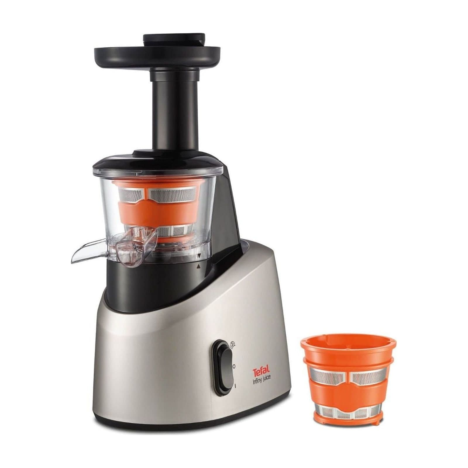 Tefal Infiny Press ZC255 Slow Juicer, 82 rpm, 0.8 L Jug — alternate view