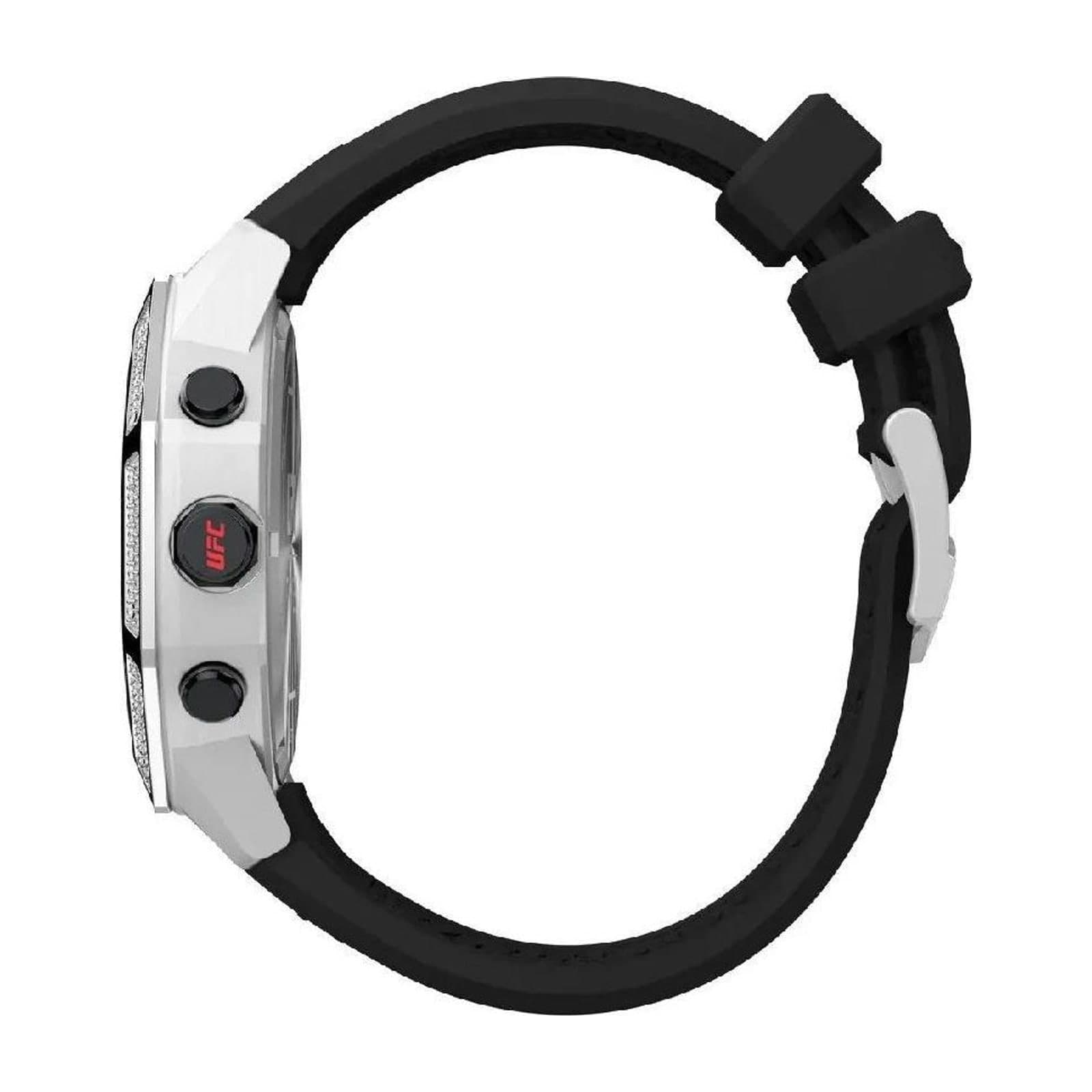 Timex UFC Street Men's Watch, 45 mm, Black Rubber Strap — alternate view